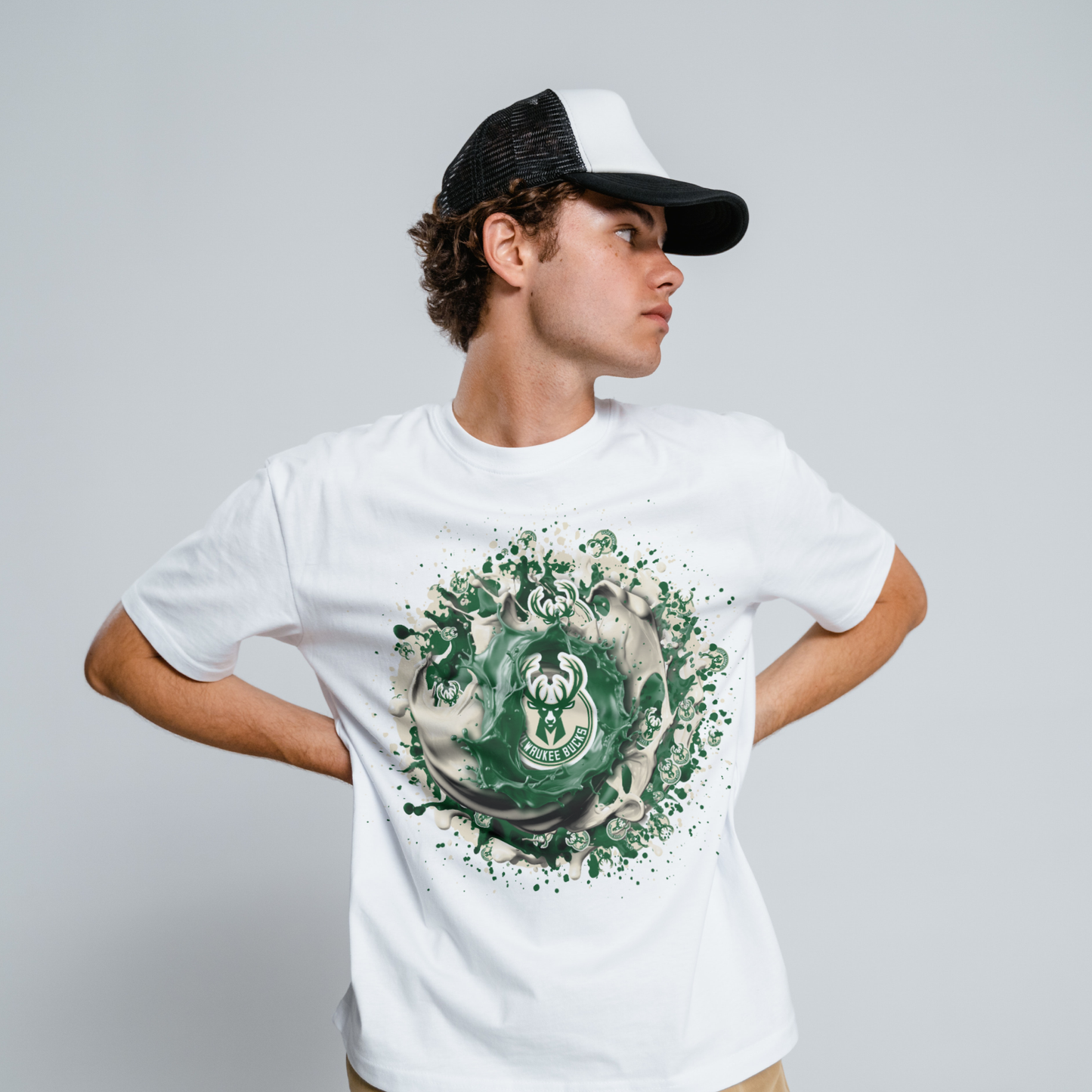 Basketball Splatter Sublimation/DTF T-shirt Images