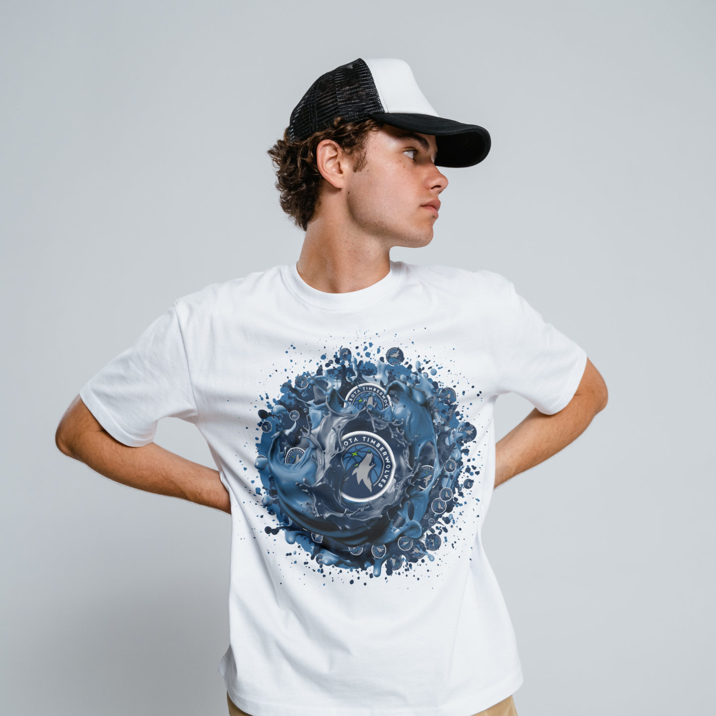 Basketball Splatter Sublimation/DTF T-shirt Images