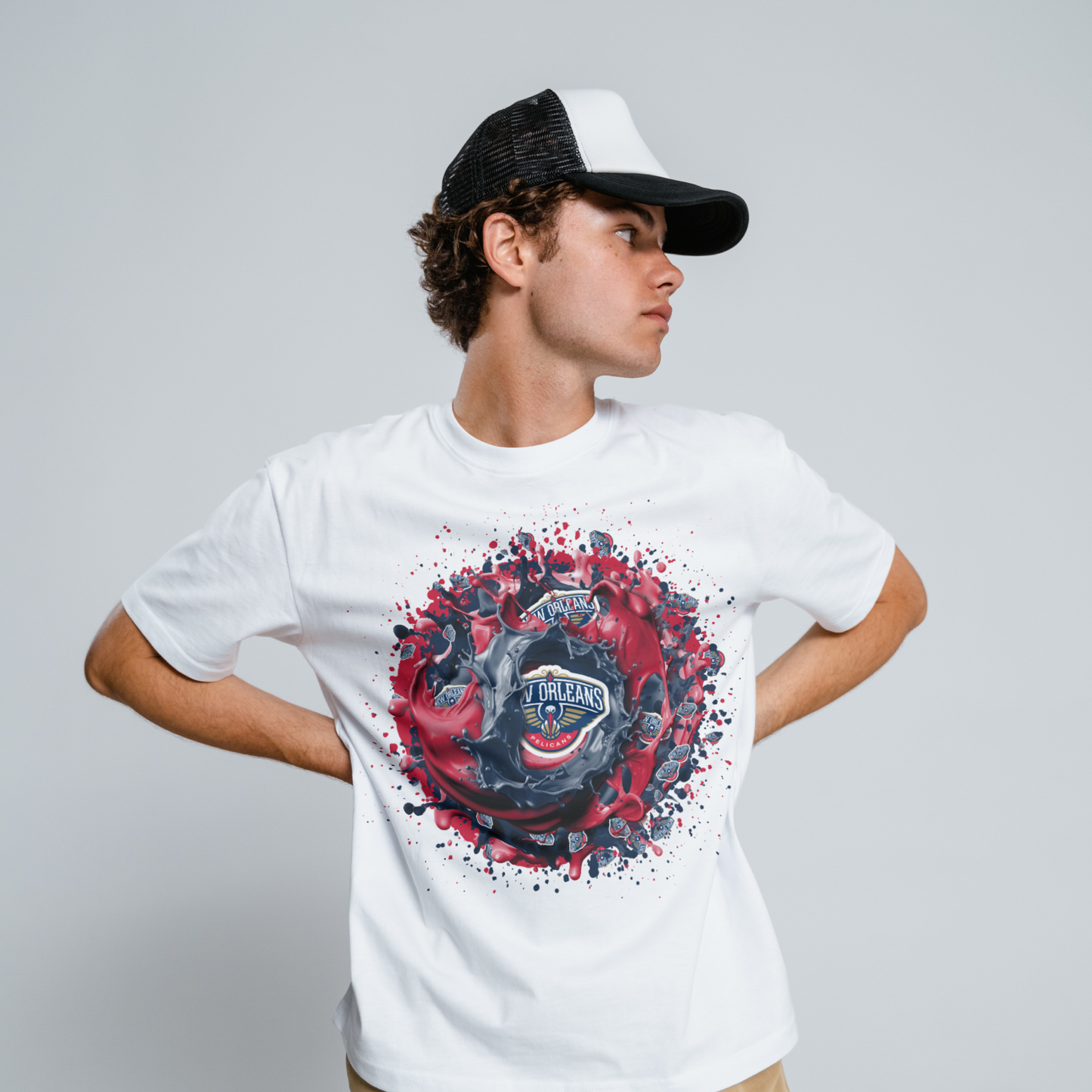 Basketball Splatter Sublimation/DTF T-shirt Images
