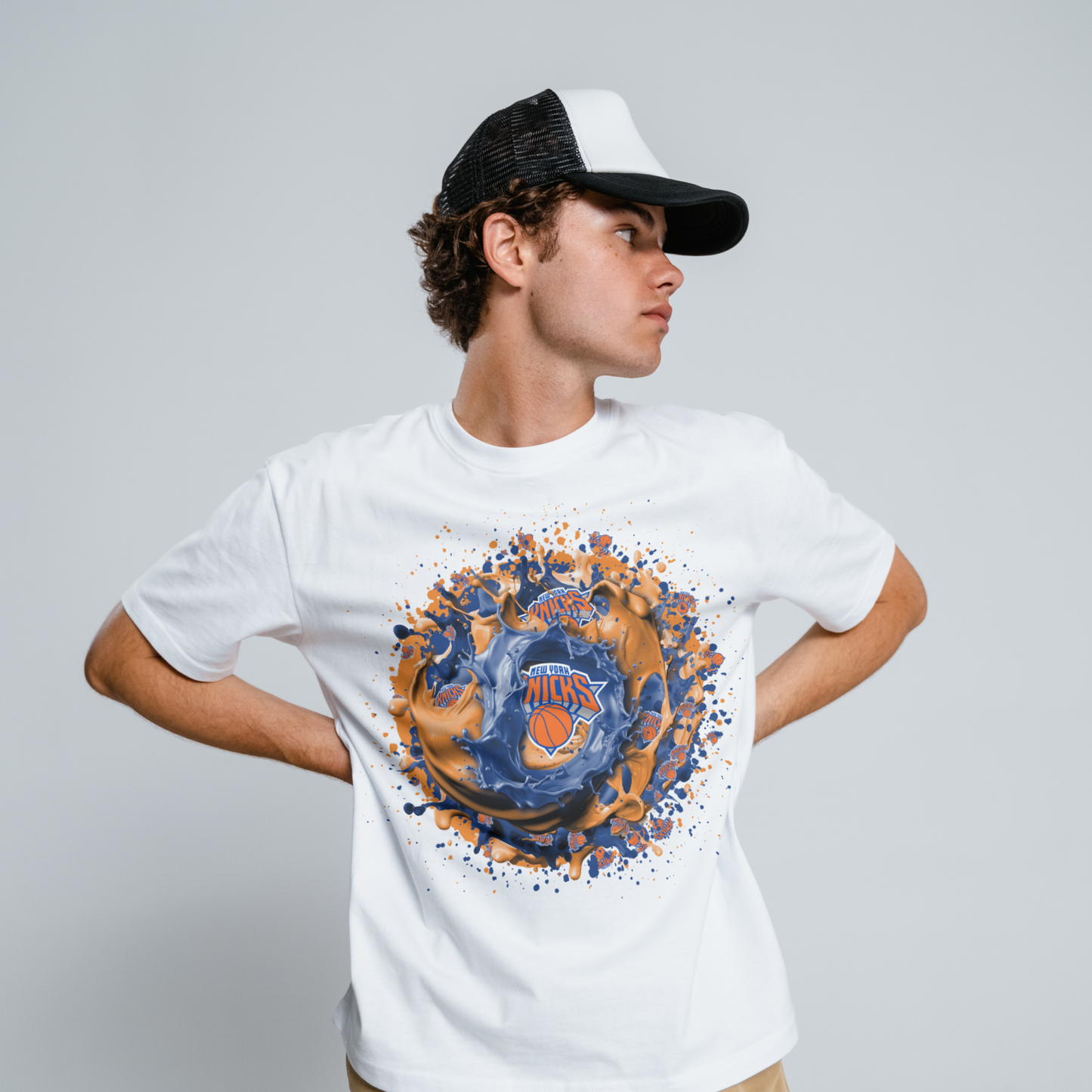 Basketball Splatter Sublimation/DTF T-shirt Images