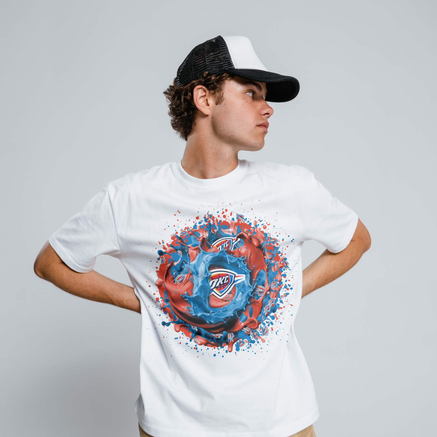 Basketball Splatter Sublimation/DTF T-shirt Images