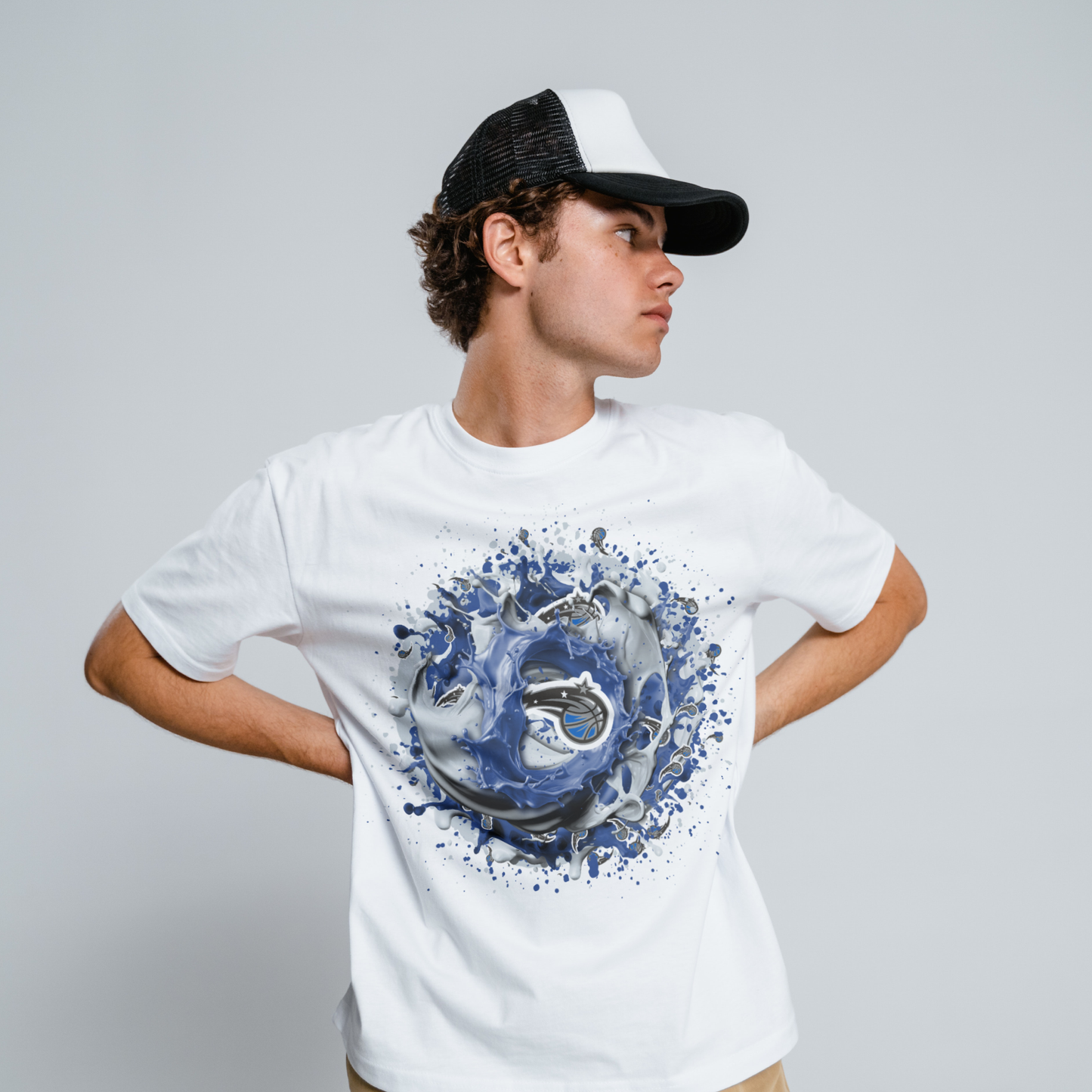 Basketball Splatter Sublimation/DTF T-shirt Images