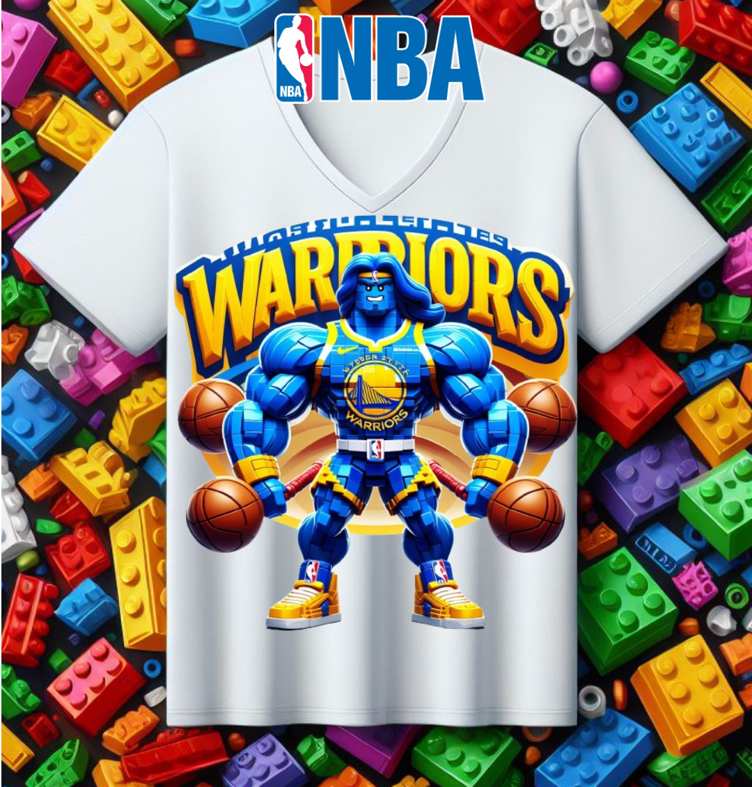 Block Basketball Sublimation T-Shirt/DTF Image Bundle
