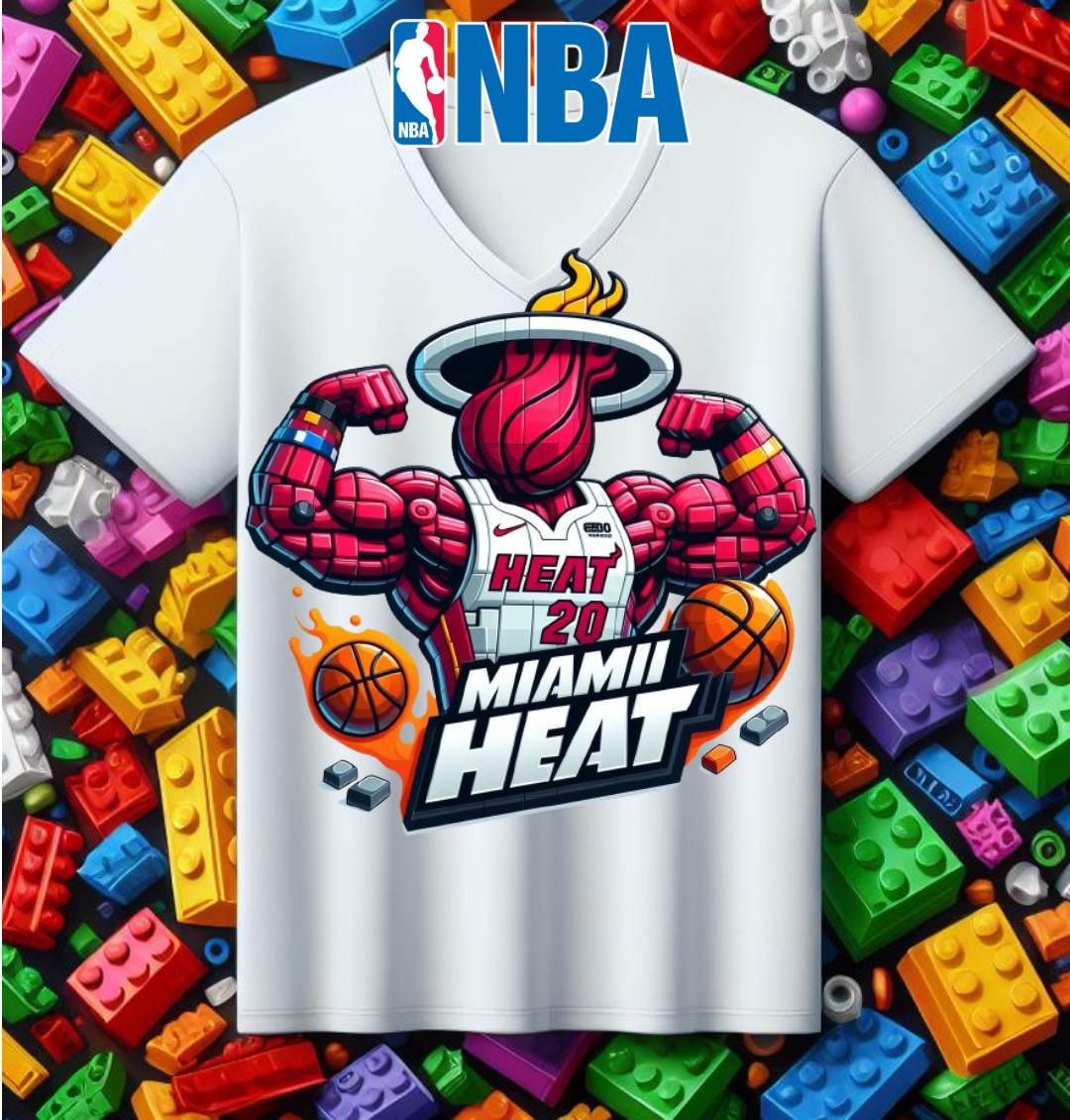 Block Basketball Sublimation T-Shirt/DTF Image Bundle