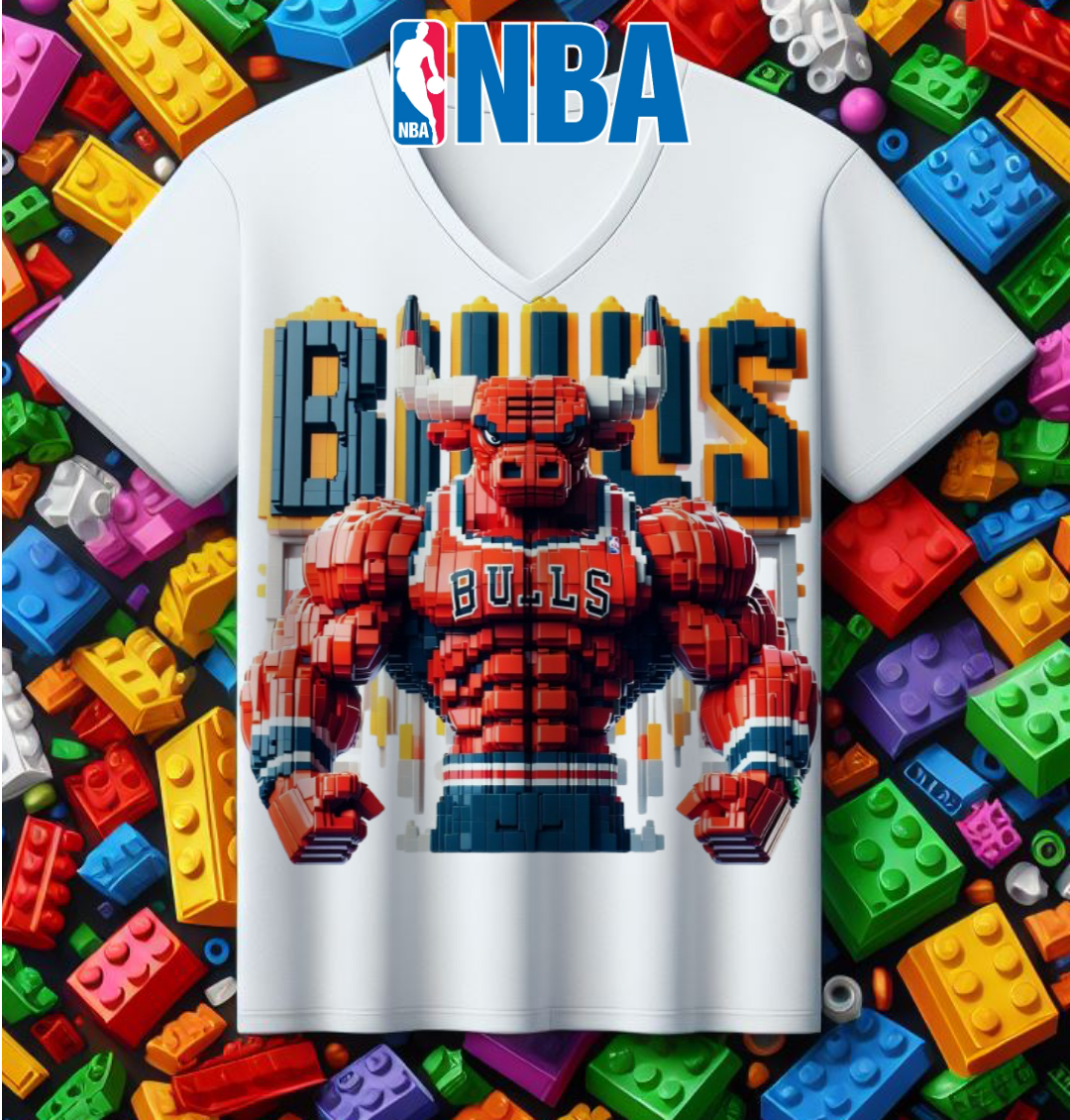 Block Basketball Sublimation T-Shirt/DTF Image Bundle