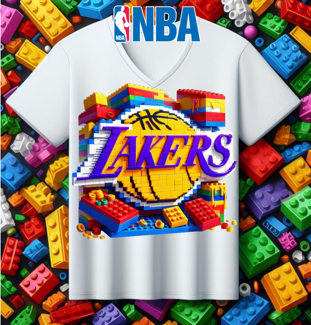 Block Basketball Sublimation T-Shirt/DTF Image Bundle