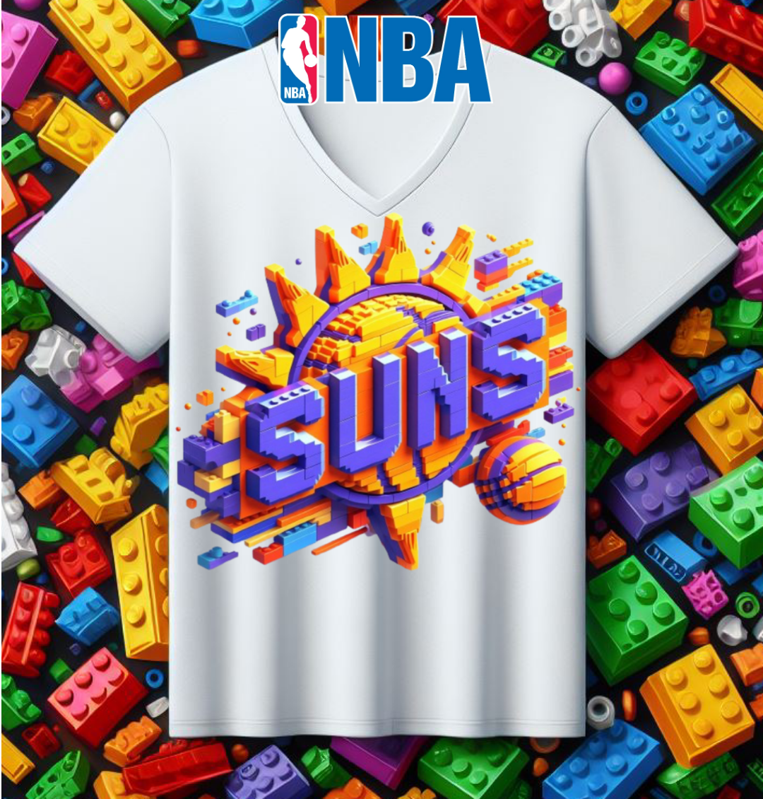 Block Basketball Sublimation T-Shirt/DTF Image Bundle