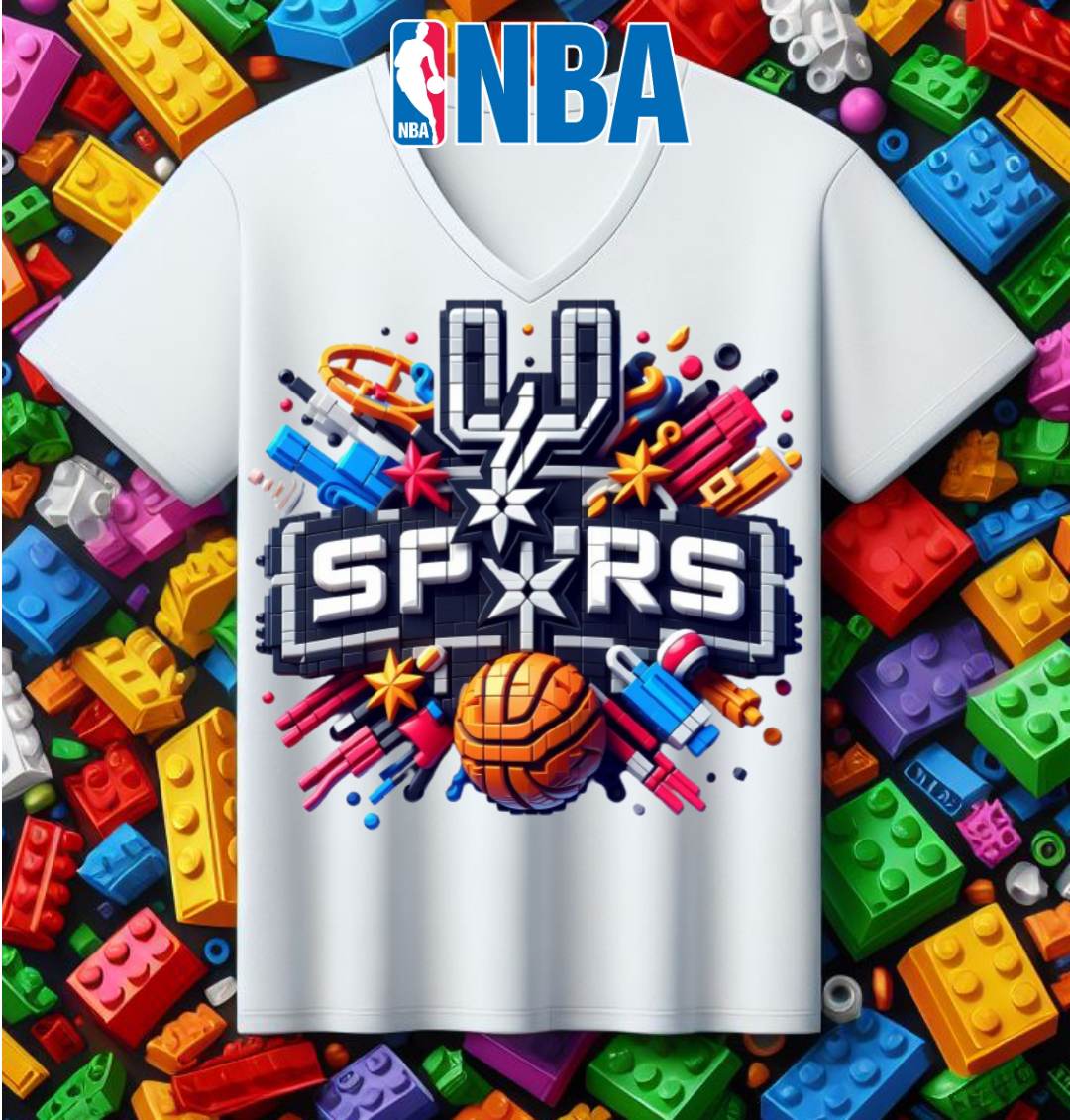 Block Basketball Sublimation T-Shirt/DTF Image Bundle