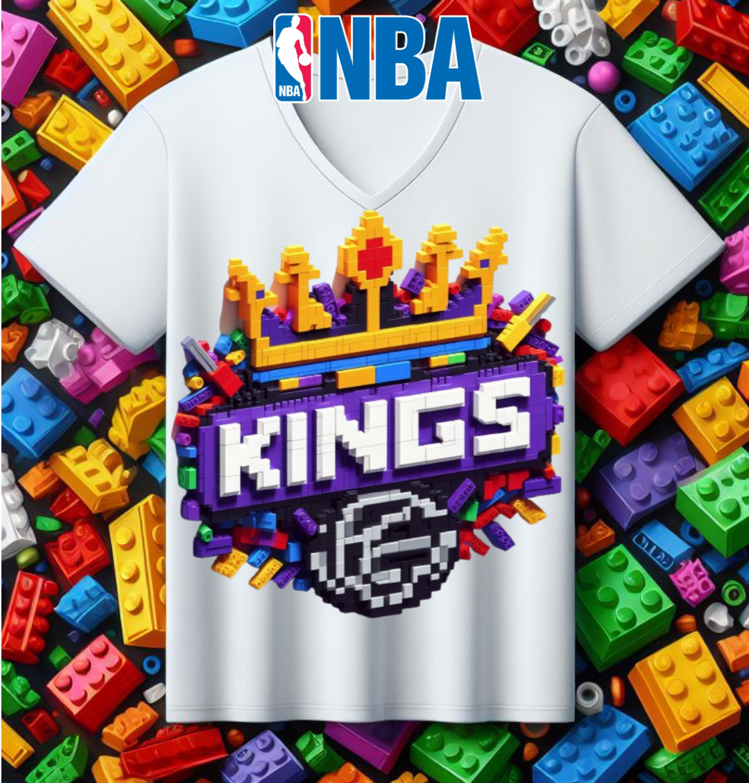 Block Basketball Sublimation T-Shirt/DTF Image Bundle