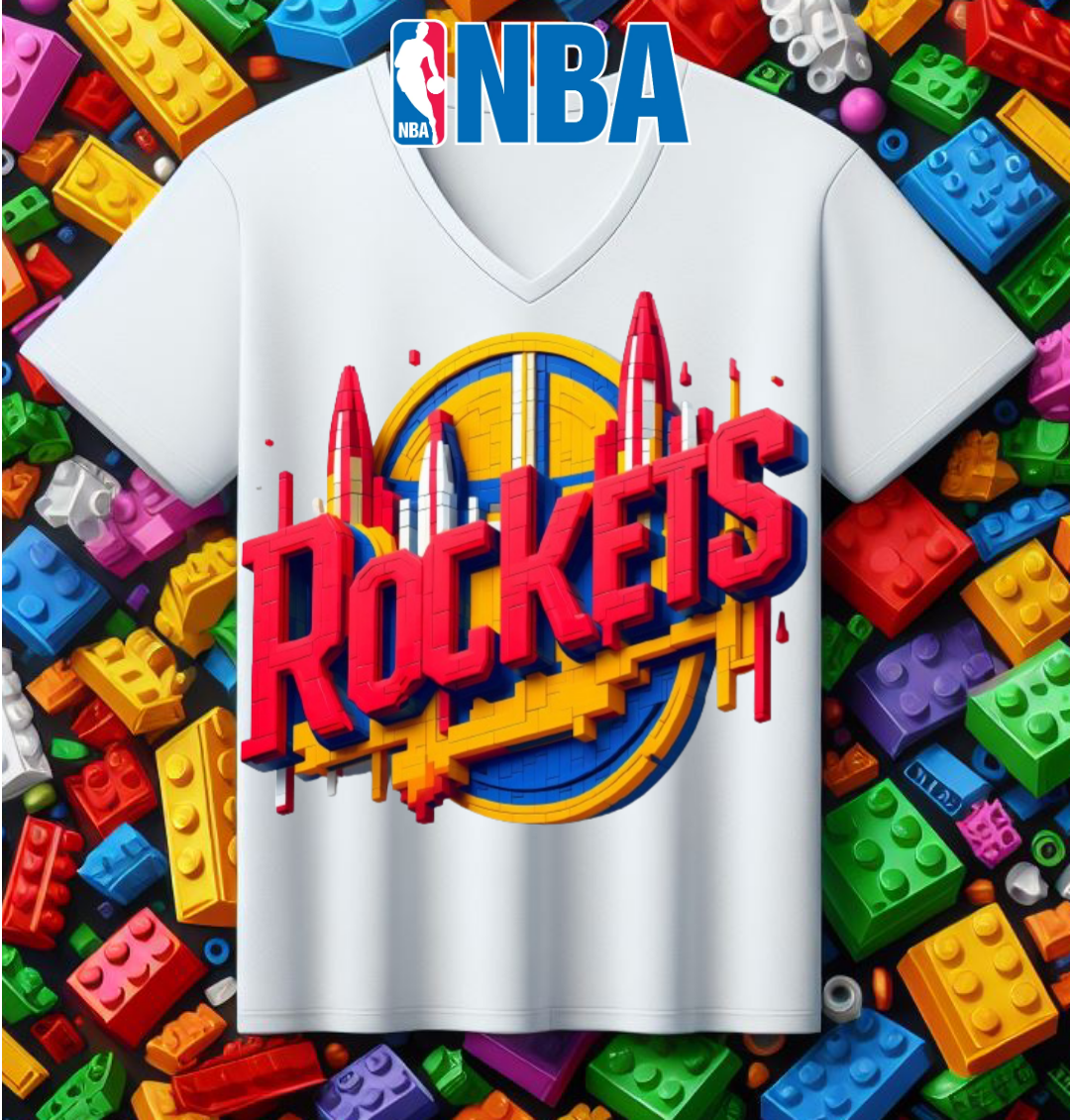 Block Basketball Sublimation T-Shirt/DTF Image Bundle