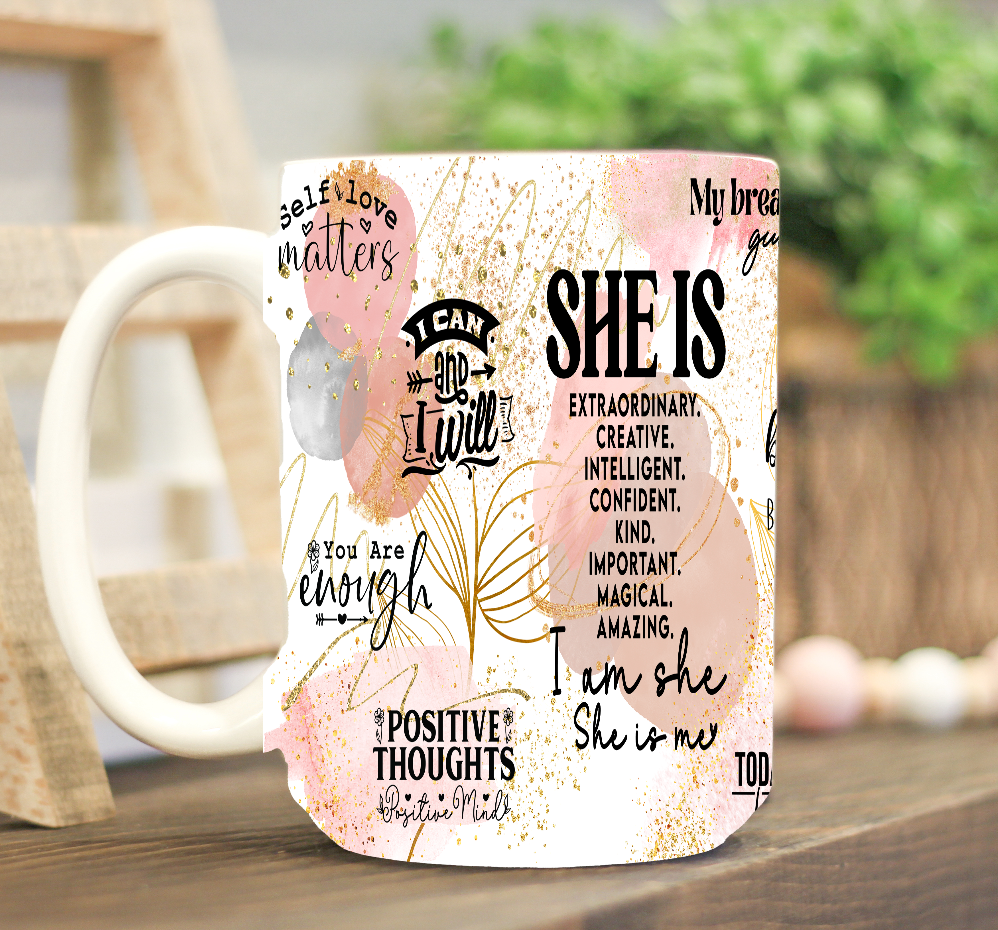 Inspirational 11/15oz Mug Sublimation Tumbler Image