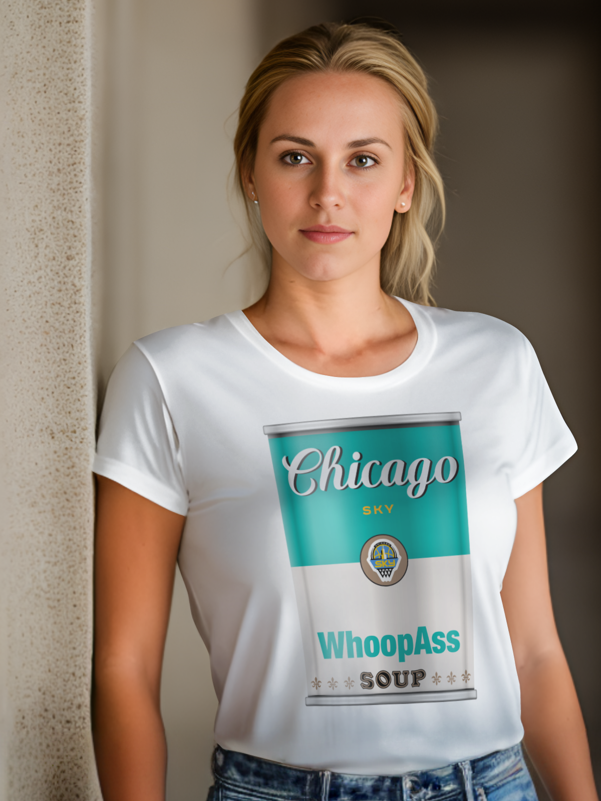 Women's Can Basketball Sublimation/DTF T-shirt Images