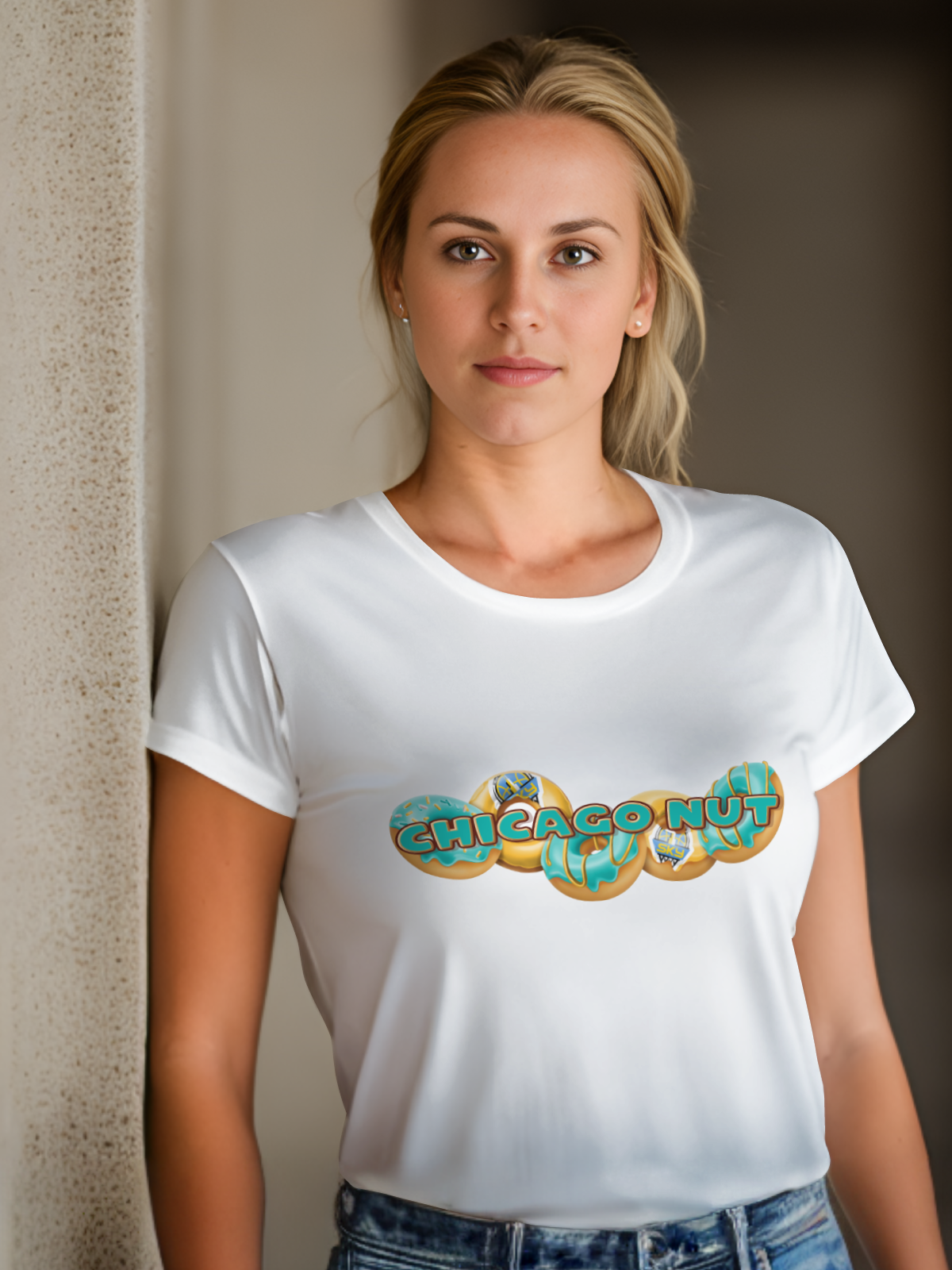 Women's Nut Basketball Sublimation/DTF T-shirt Images