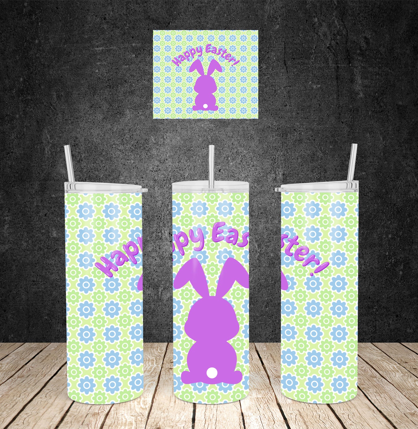 Easter 20oz Sublimation Tumbler Images Bundle