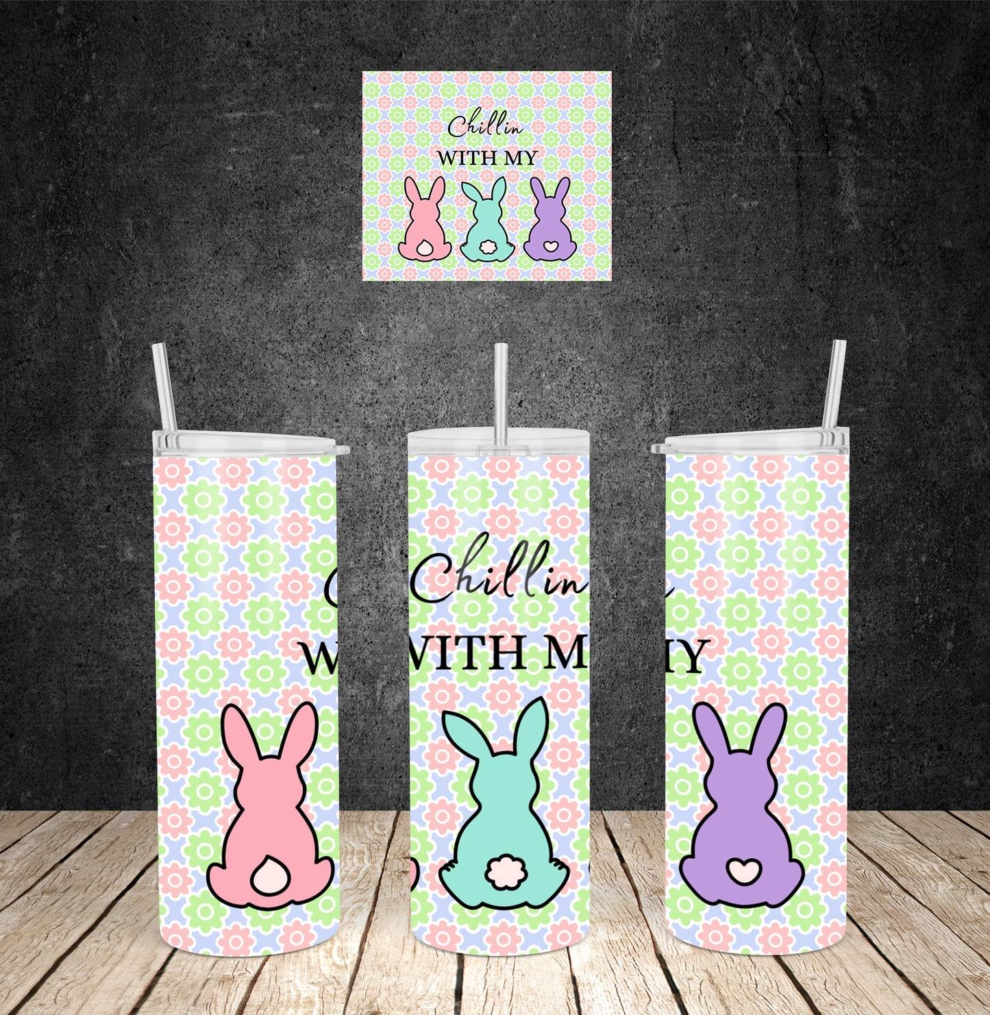 Easter 20oz Sublimation Tumbler Images Bundle