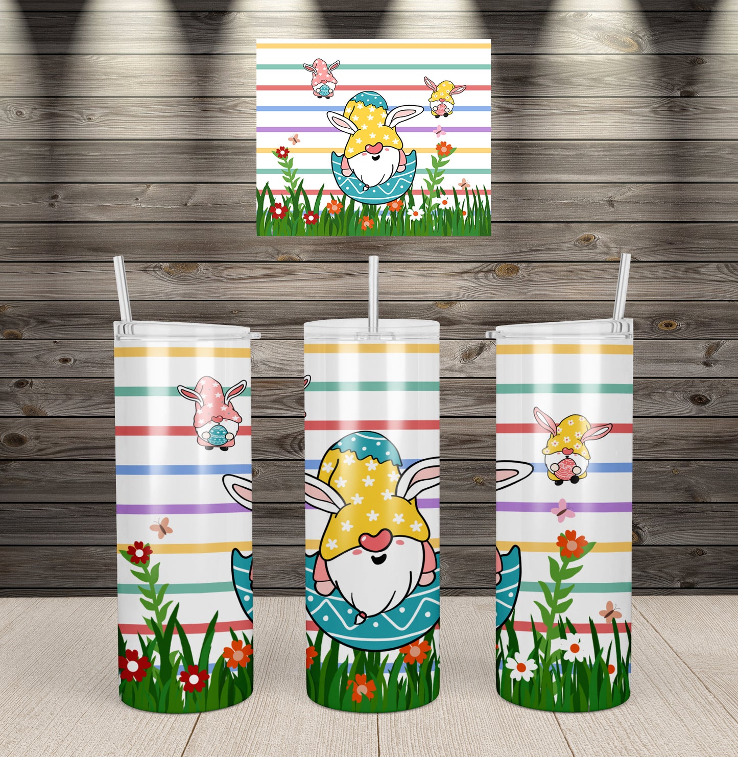 Easter 20oz Sublimation Tumbler Images Bundle