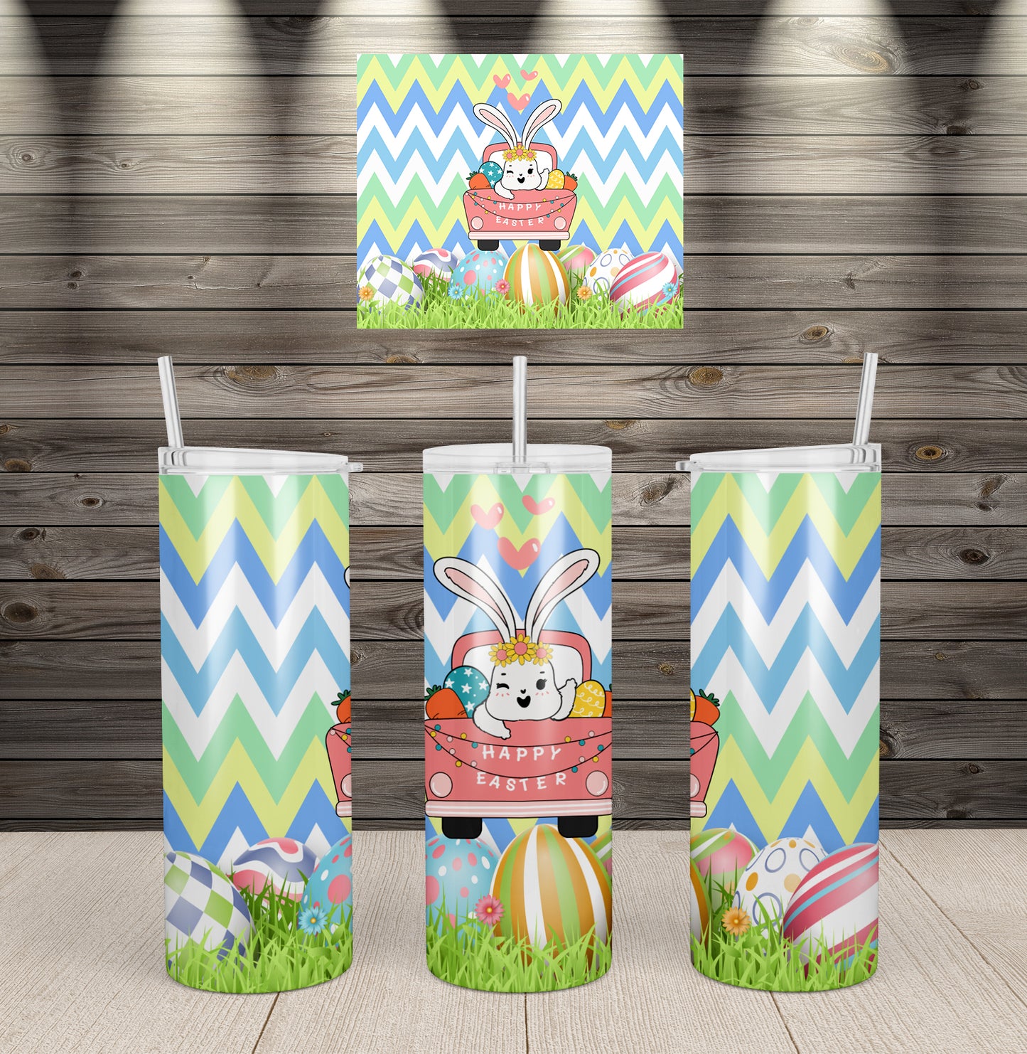 Easter 20oz Sublimation Tumbler Images Bundle