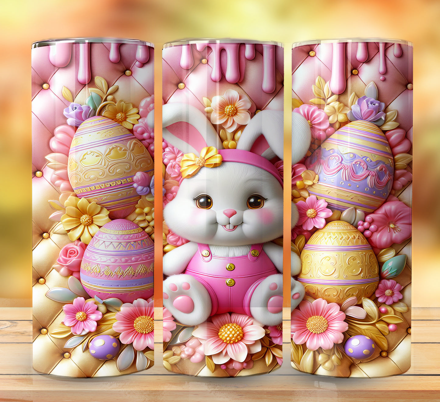 3D Inflate Easter Sublimation 20oz Images Bundle