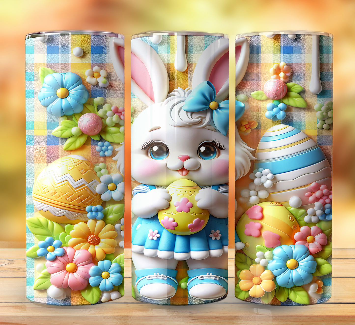 3D Inflate Easter Sublimation 20oz Images Bundle