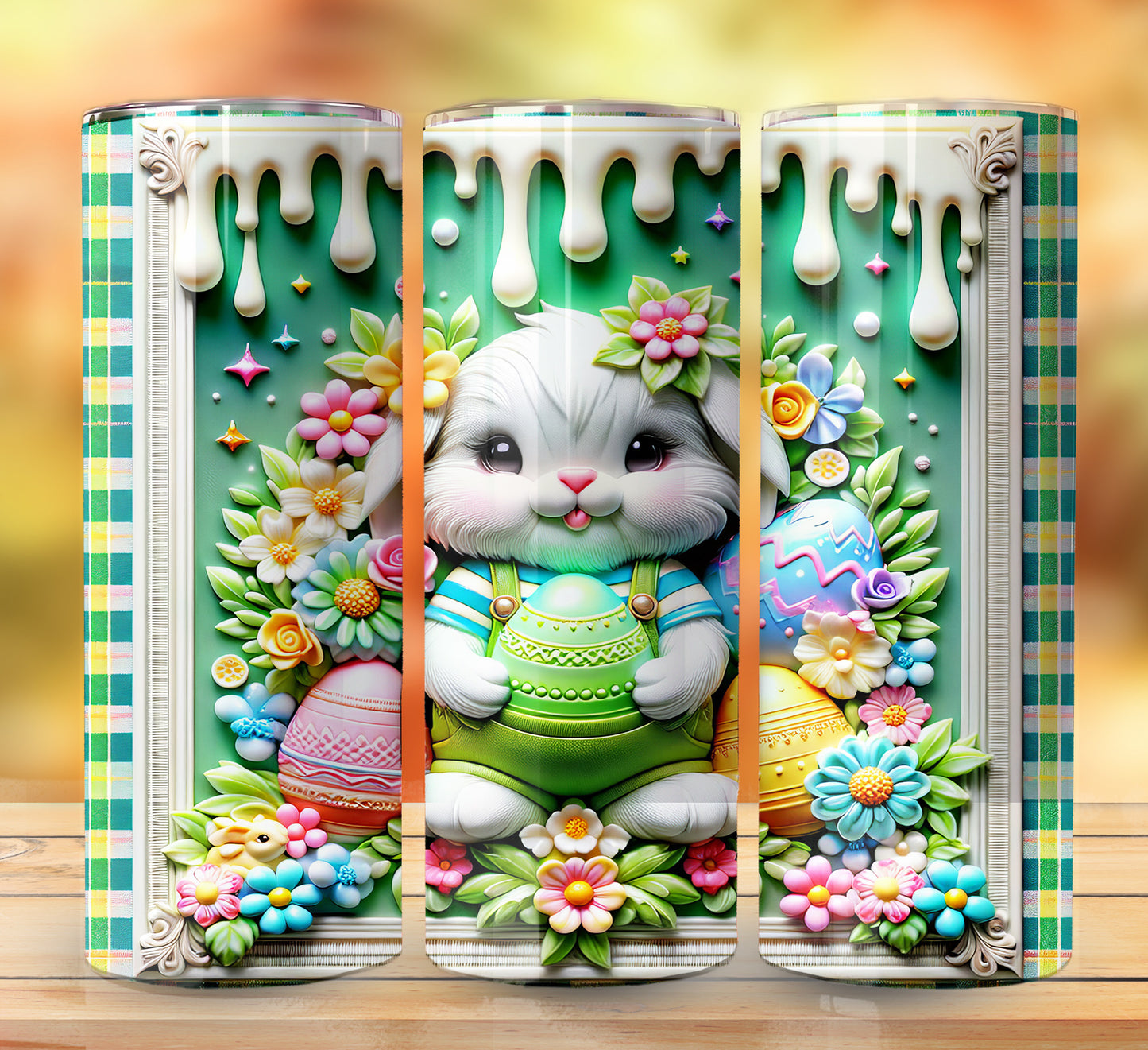 3D Inflate Easter Sublimation 20oz Images Bundle