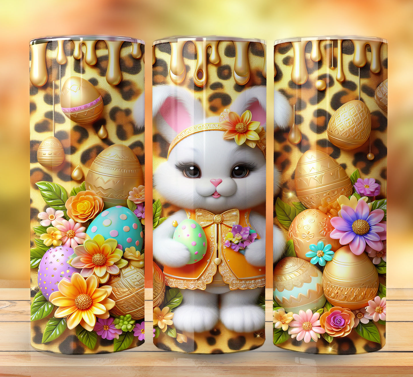 3D Inflate Easter Sublimation 20oz Images Bundle