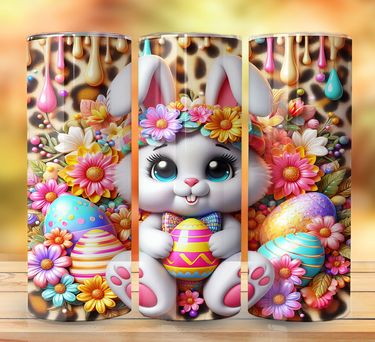 3D Inflate Easter Sublimation 20oz Images Bundle