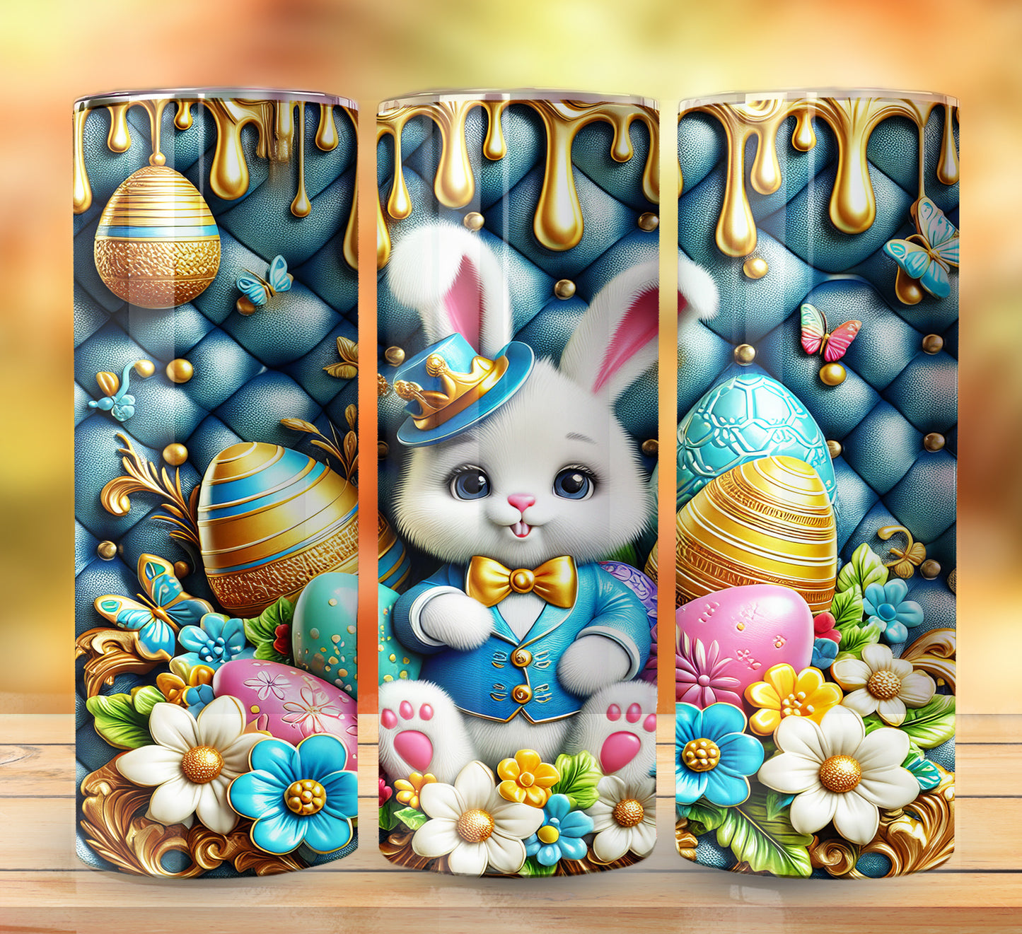3D Inflate Easter Sublimation 20oz Images Bundle