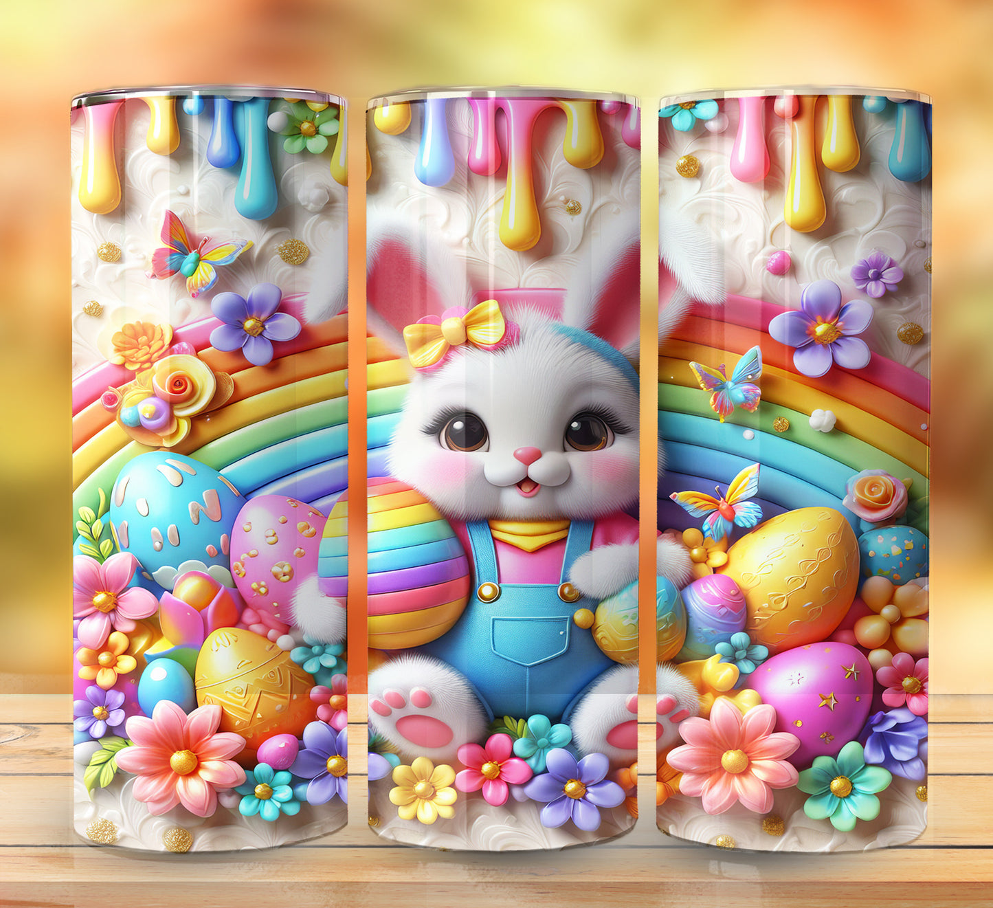 3D Inflate Easter Sublimation 20oz Images Bundle