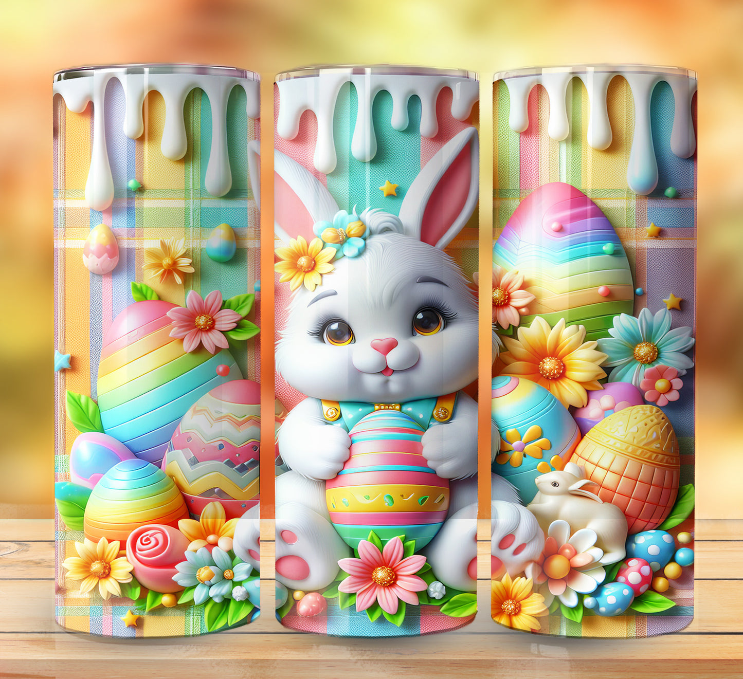 3D Inflate Easter Sublimation 20oz Images Bundle