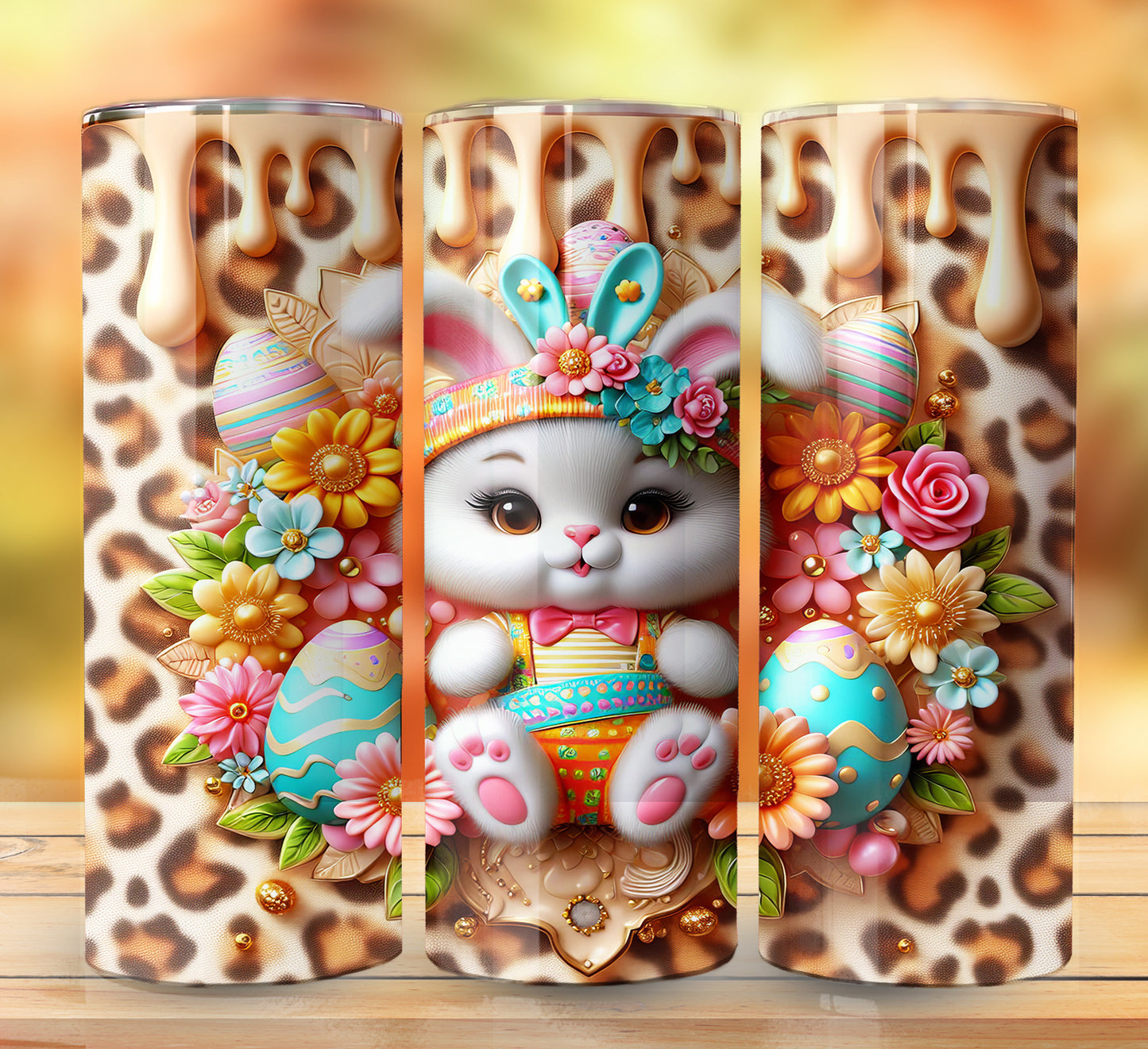 3D Inflate Easter Sublimation 20oz Images Bundle