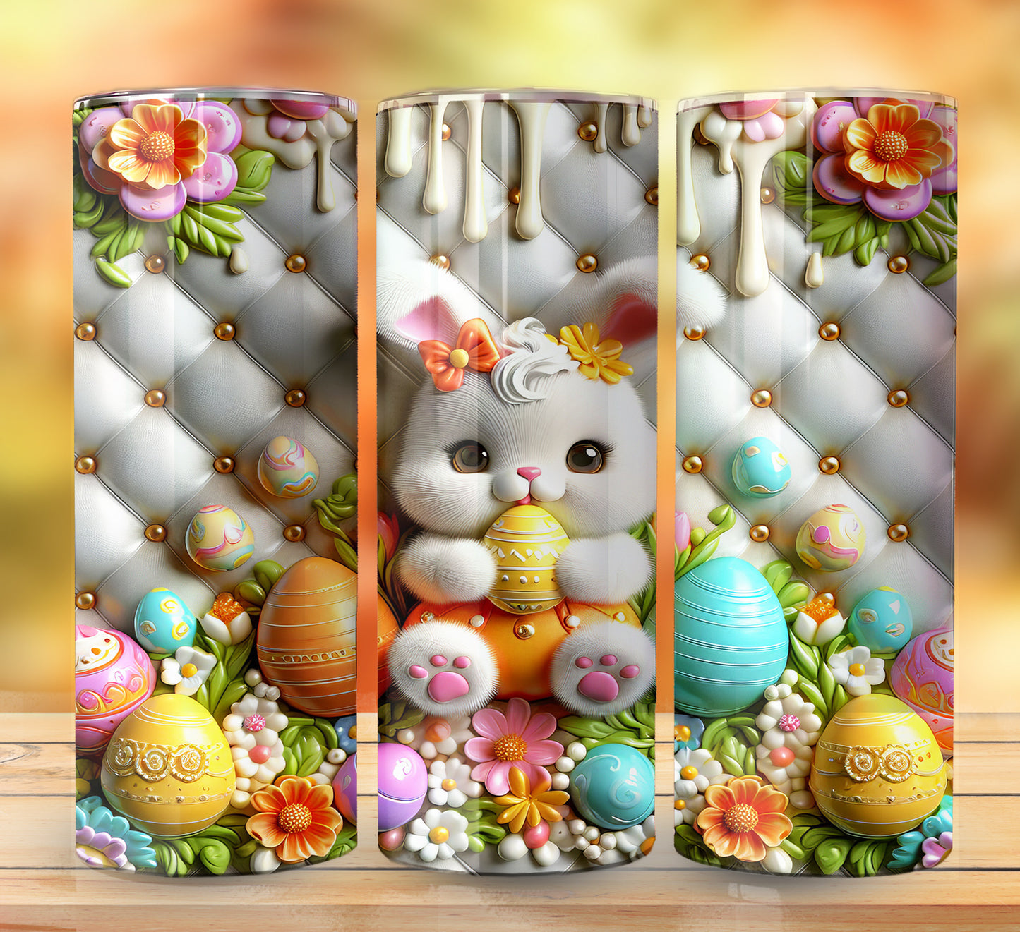 3D Inflate Easter Sublimation 20oz Images Bundle