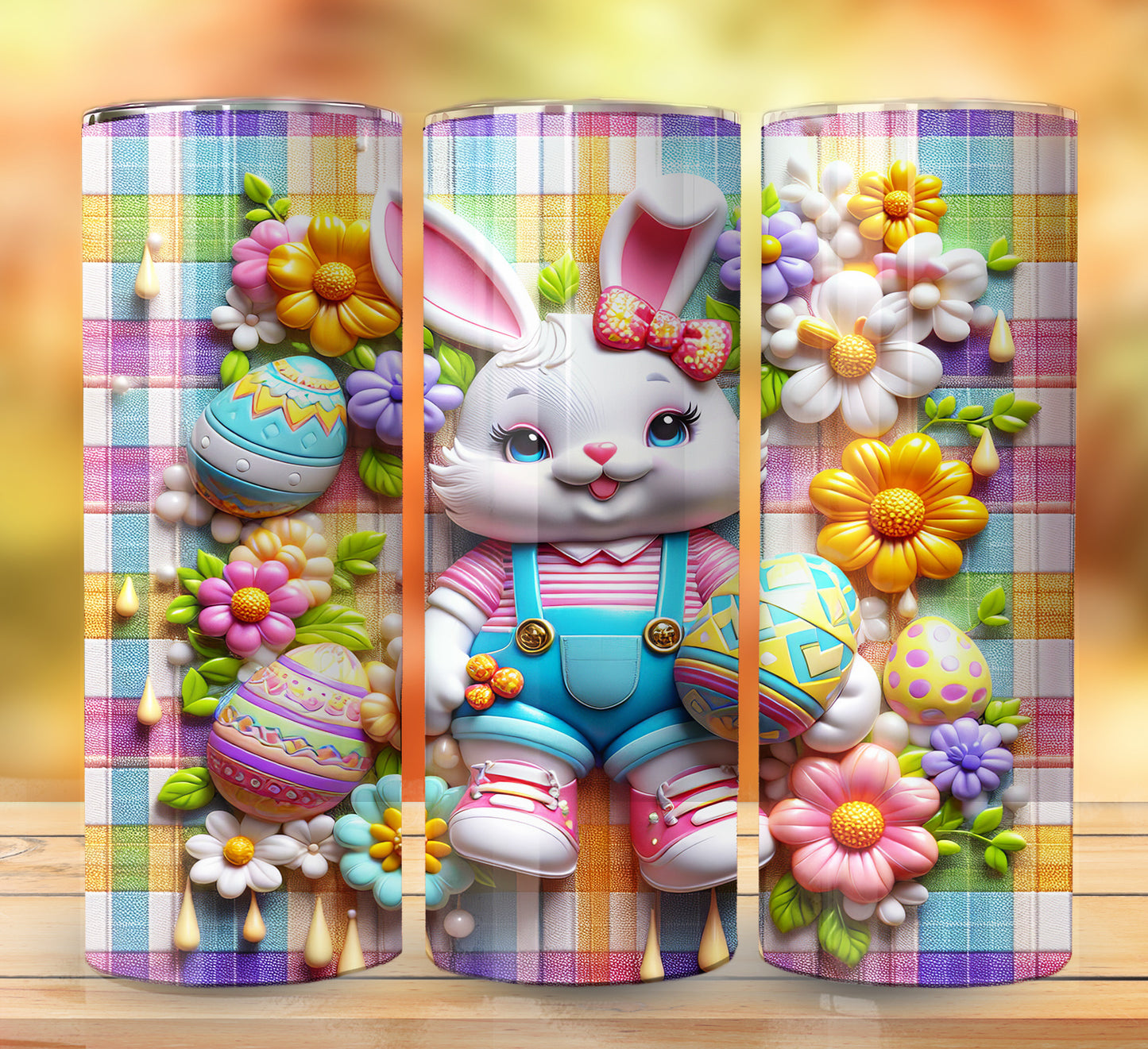 3D Inflate Easter Sublimation 20oz Images Bundle