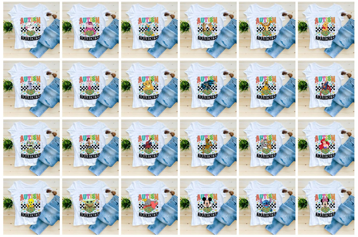 30 Autism Awareness T-Shirt PNG Images