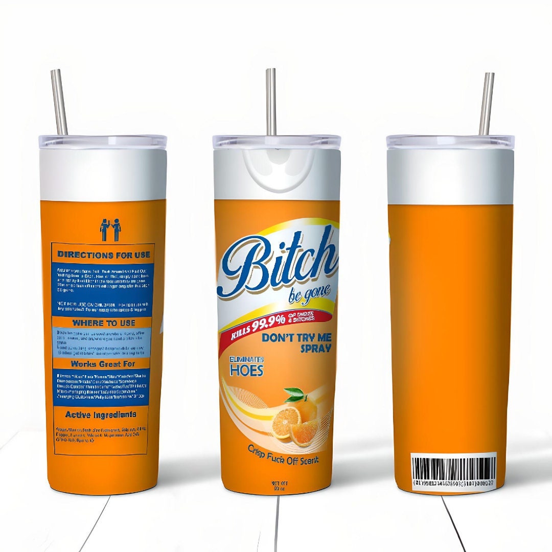 B-I-T-C-H Sarcastic Sublimation 20oz Tumbler Image