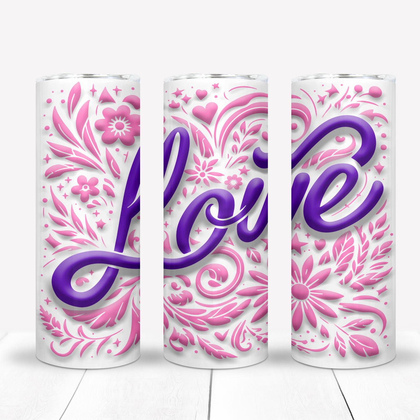 Love 20oz Sublimation Tumbler Image Bundle