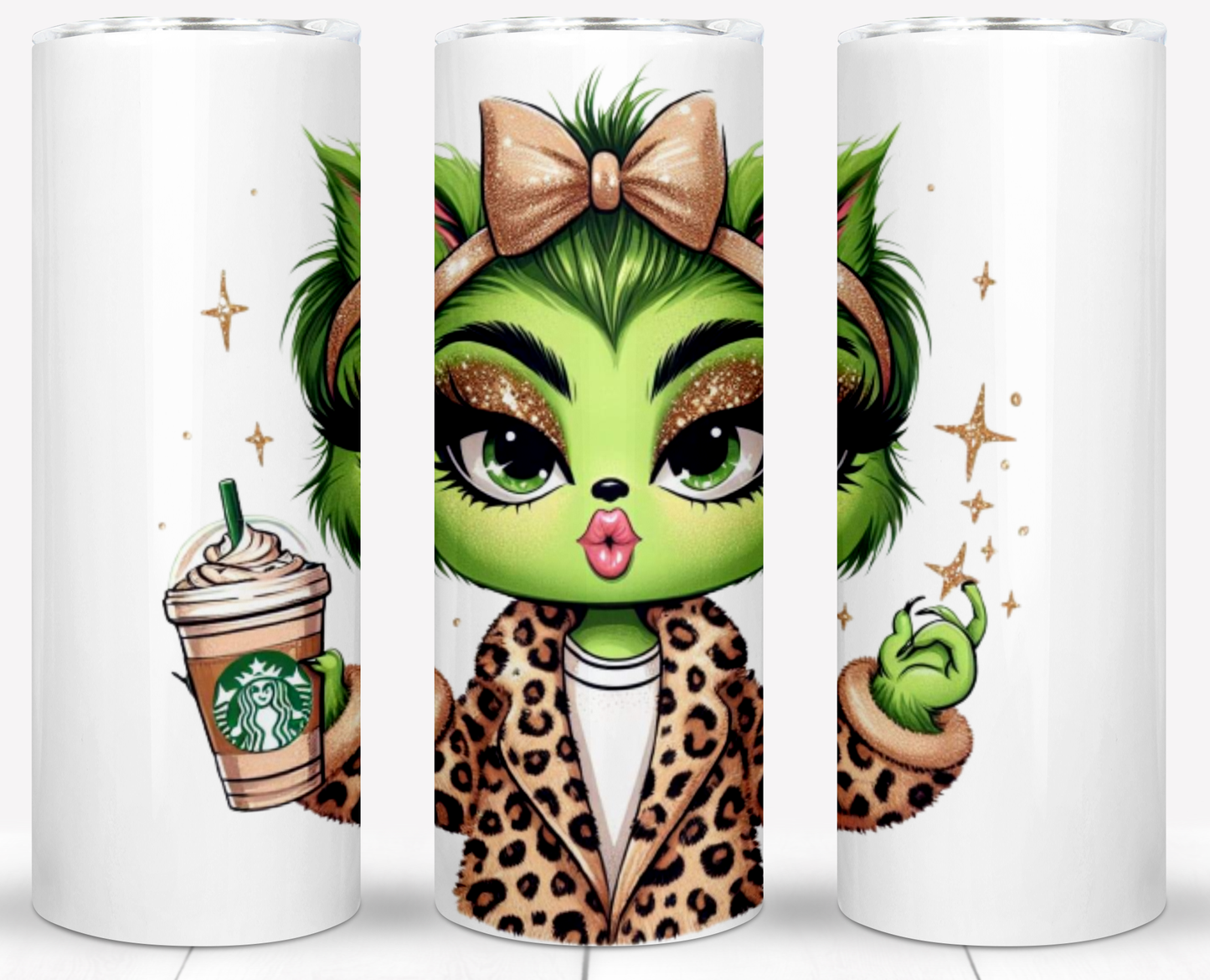 Christmas Baby Grinch Sublimation 20oz Tumbler Images Bundle