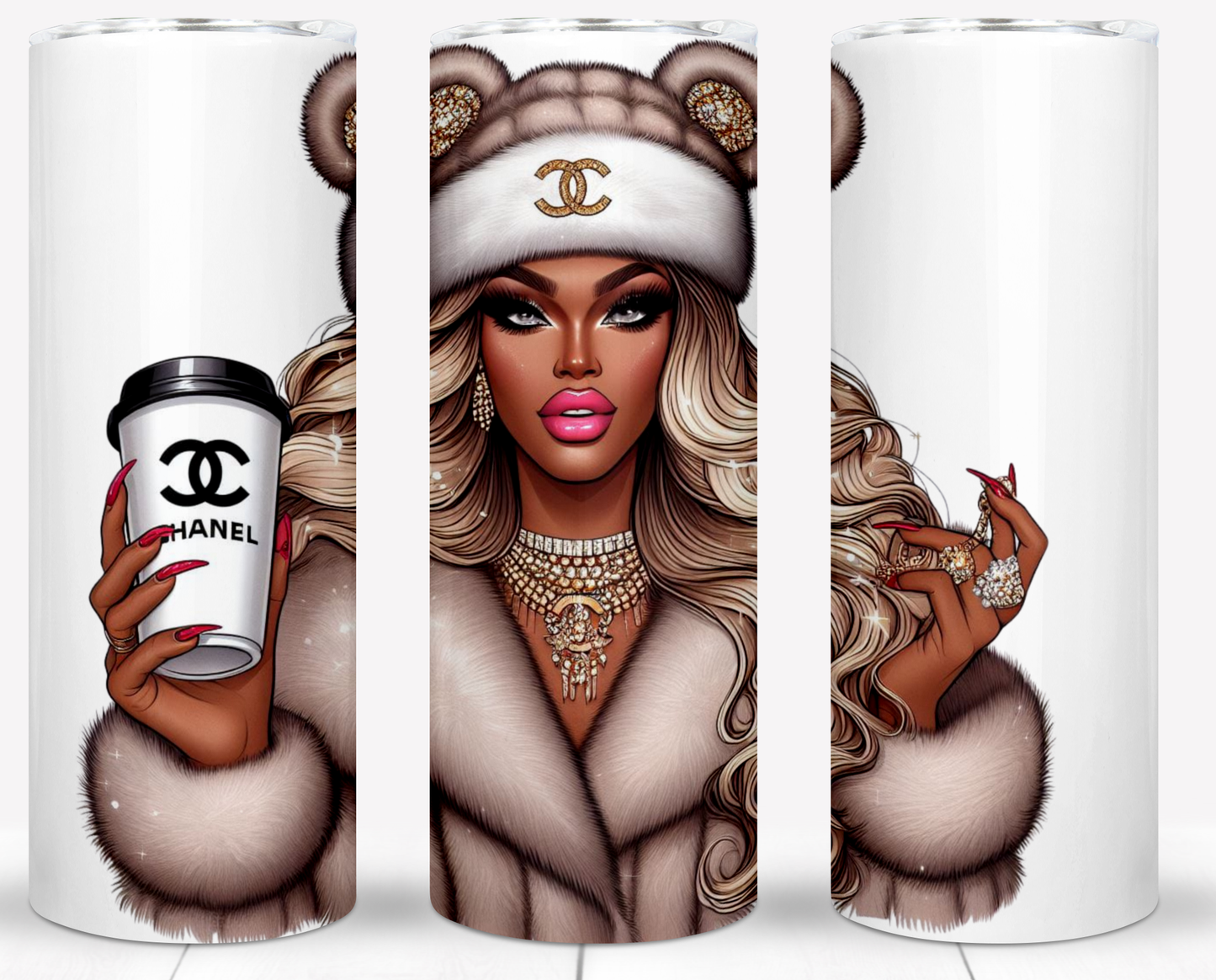 Christmas Oprah Sublimation 20oz Tumbler Images Bundle