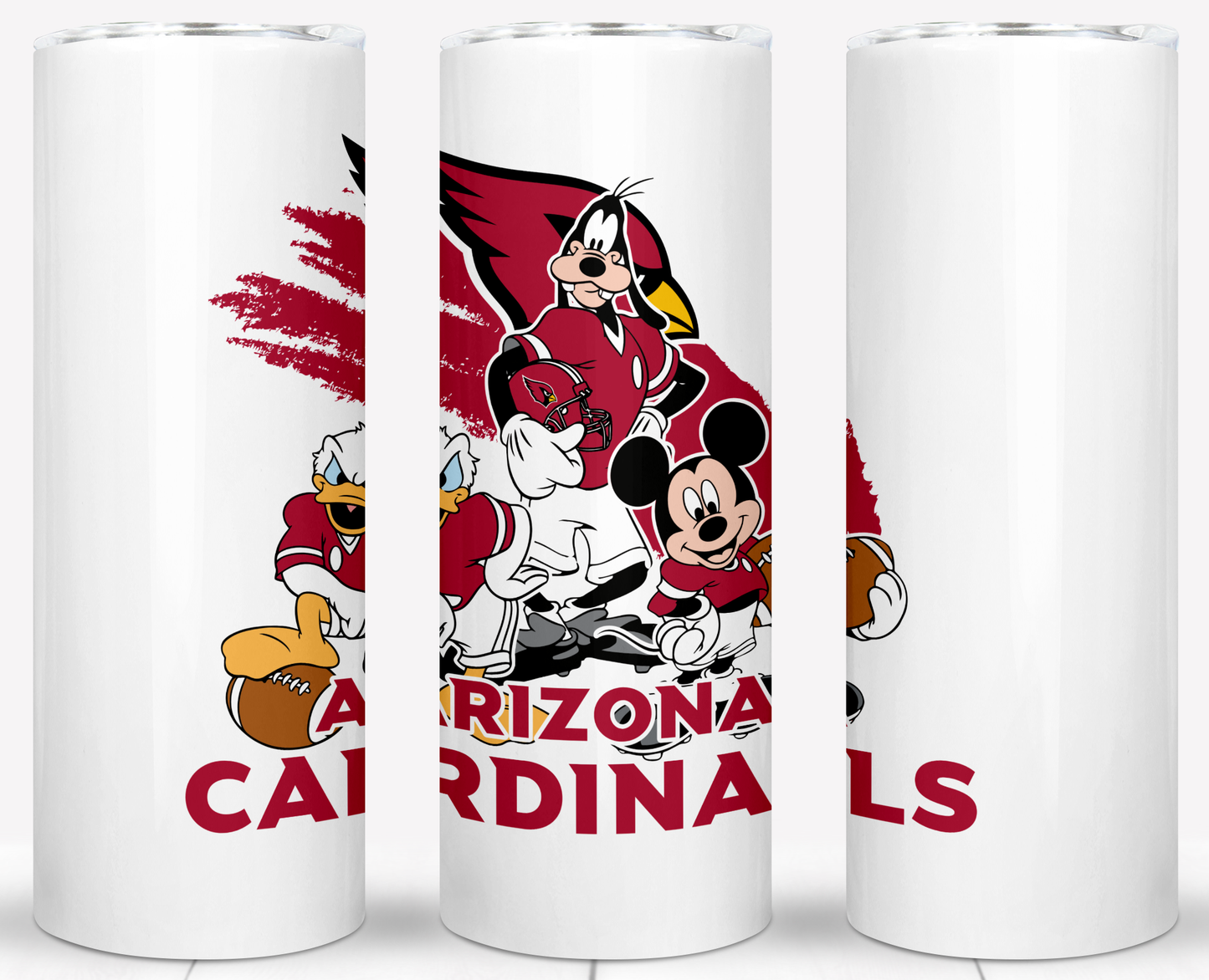 Disney Cartoon Football  Sublimation 20oz Tumbler Images Bundles