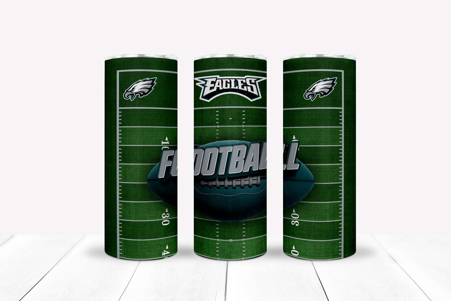 Football 20oz Sublimation Tumbler Image