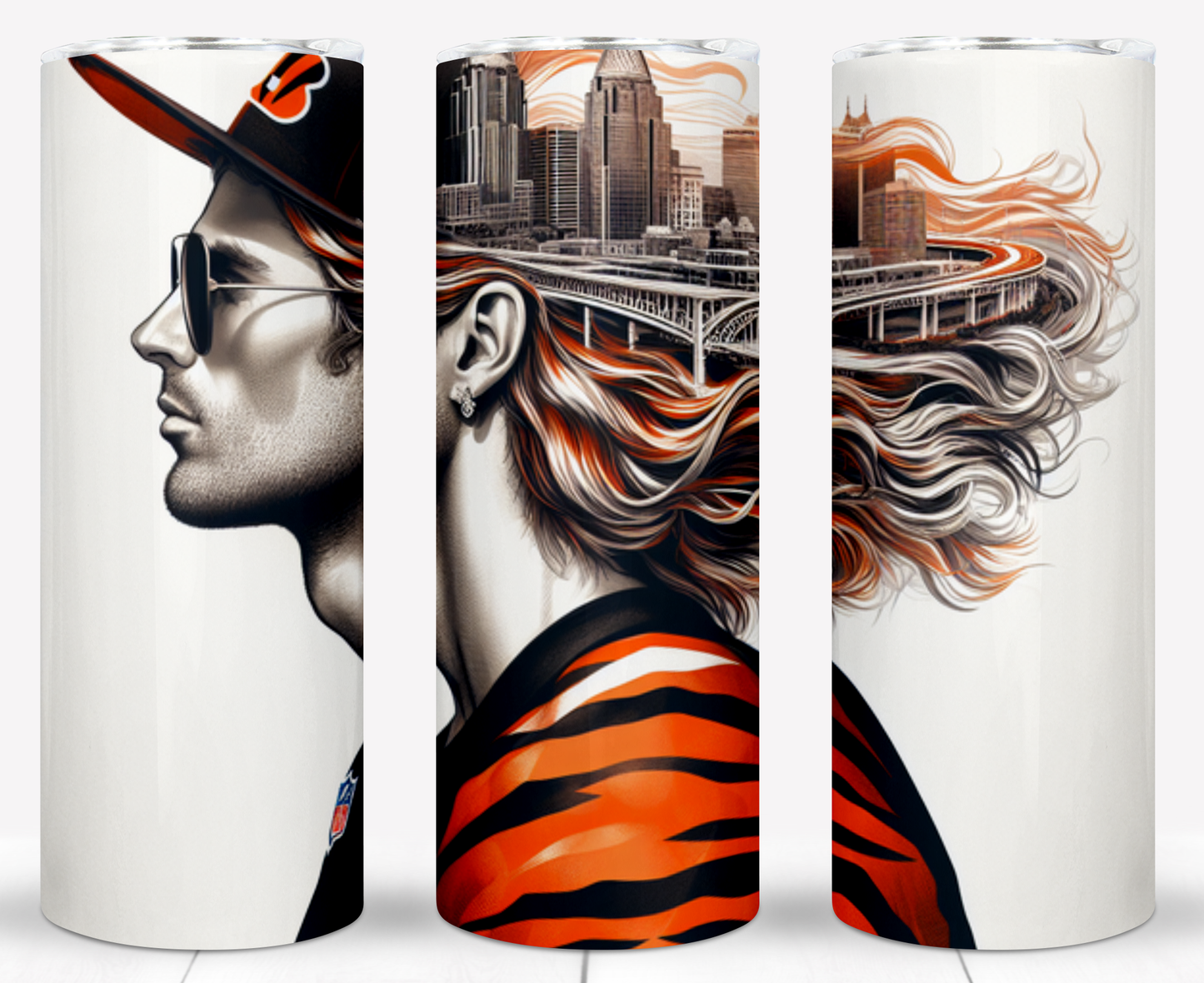 Guy Football 20oz Sublimation Tumbler Images Bundle