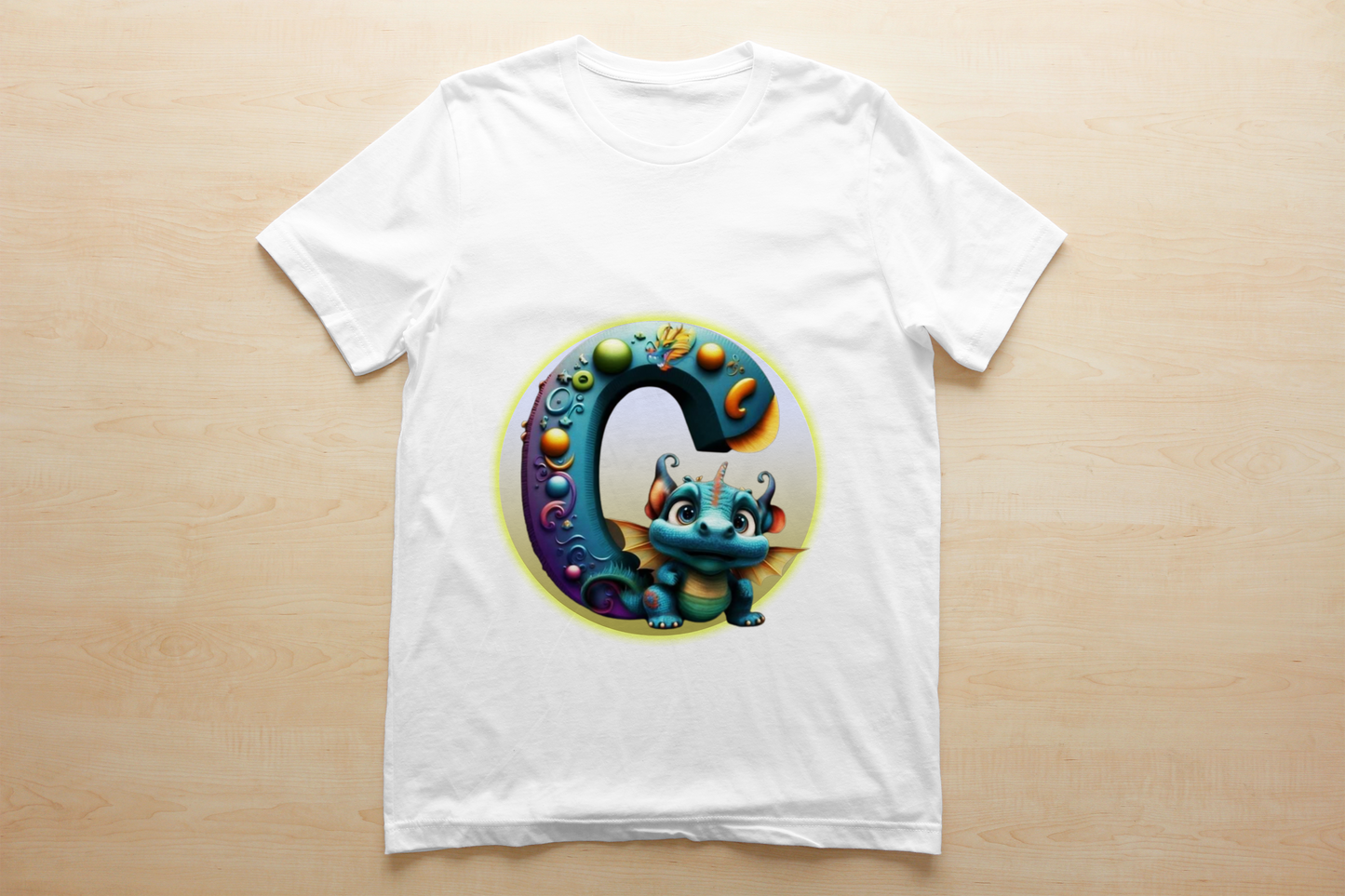 Kids ABC Dragon Images Sublimation/DTF T-Shirt Bundle