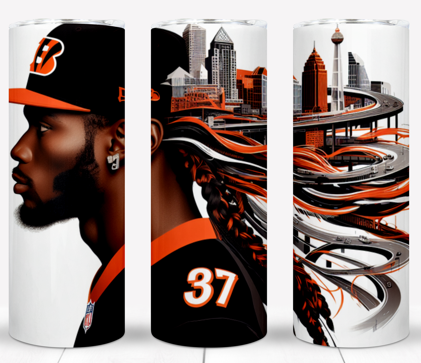 Guy Football 20oz Sublimation Tumbler Images Bundle