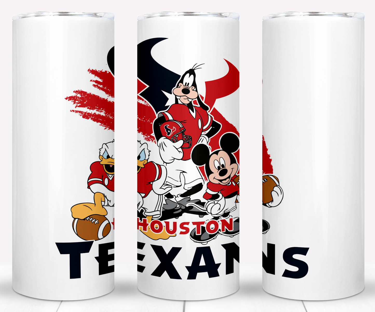 Disney Cartoon Football  Sublimation 20oz Tumbler Images Bundles