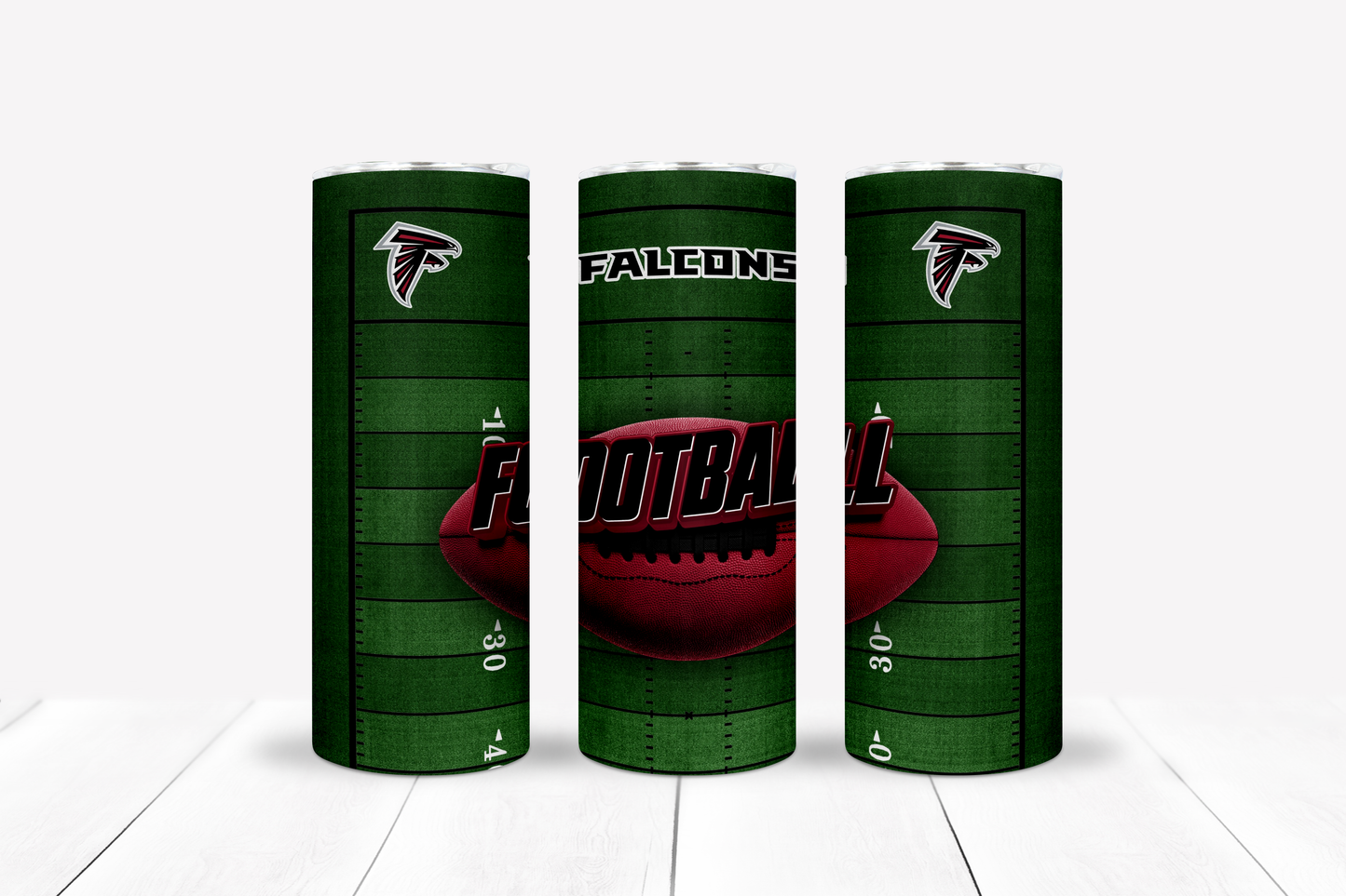 Football 20oz Sublimation Tumbler Image