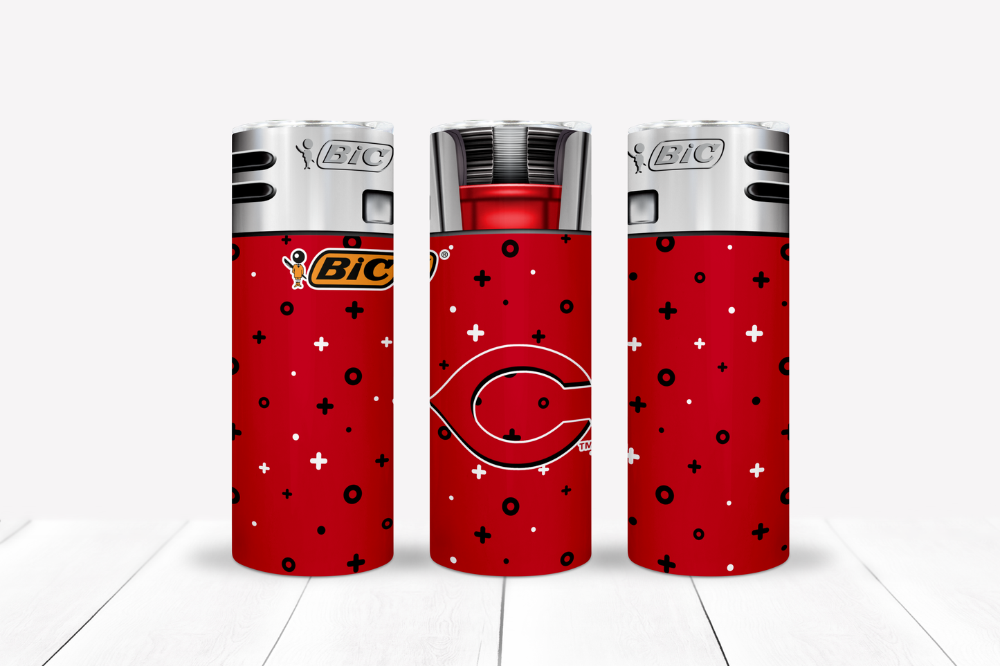 Baseball Lighter 20oz Sublimation Tumbler Image