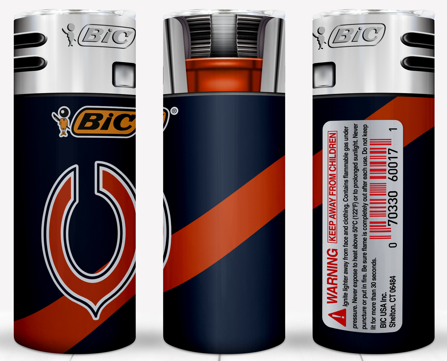 Football 20oz Sublimation Tumbler Image