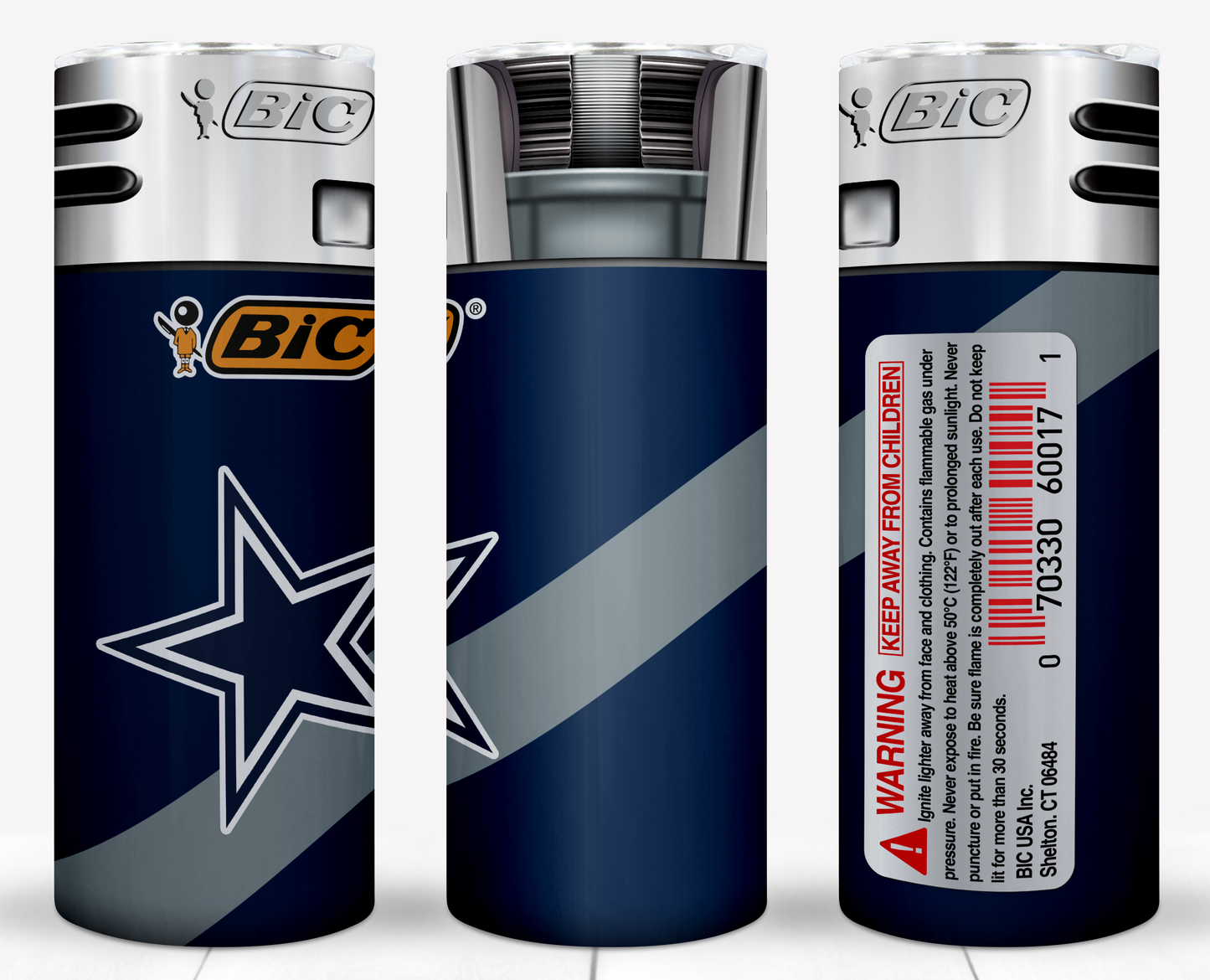 Football 20oz Sublimation Tumbler Image