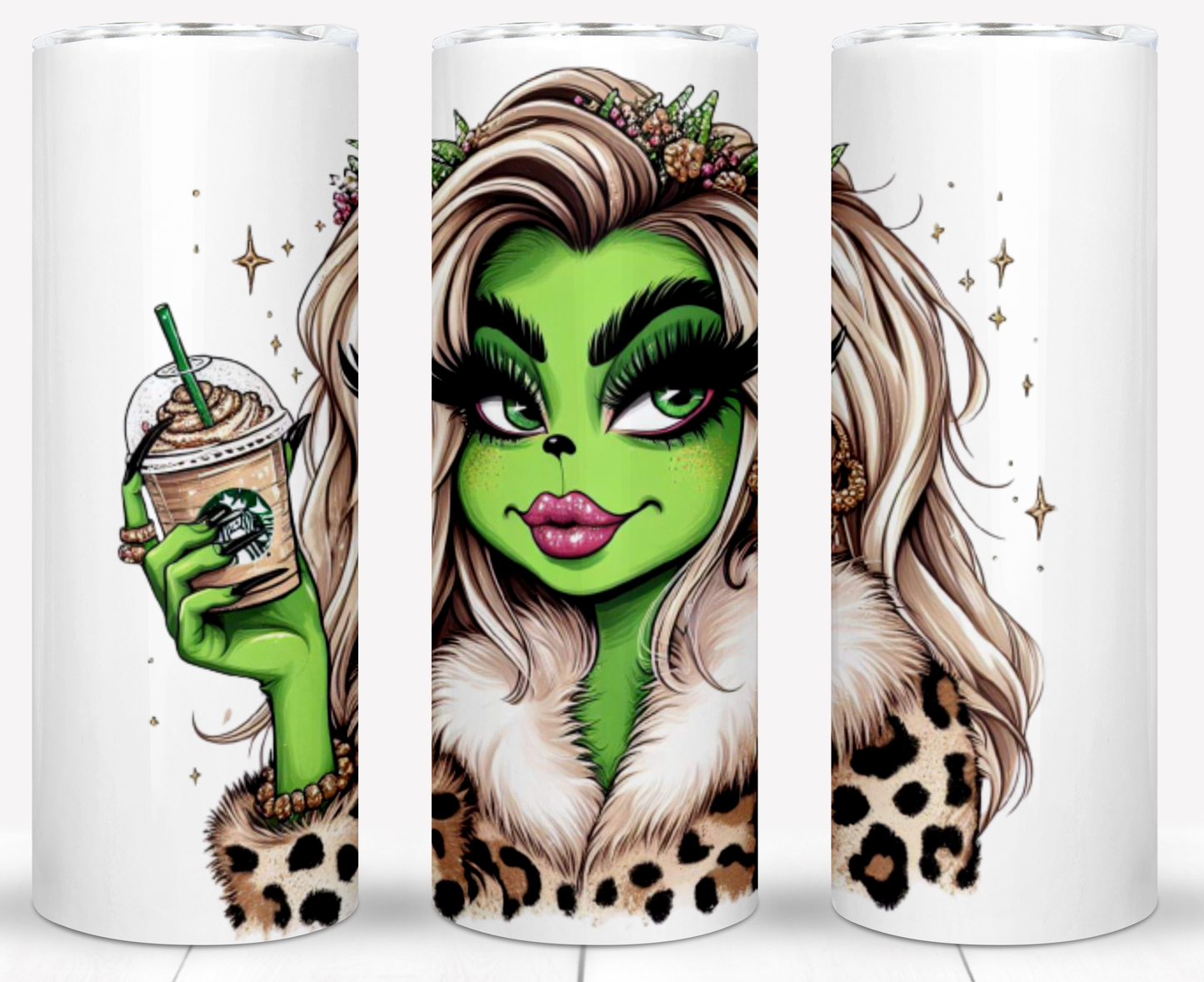 Christmas Baby Grinch Sublimation 20oz Tumbler Images Bundle