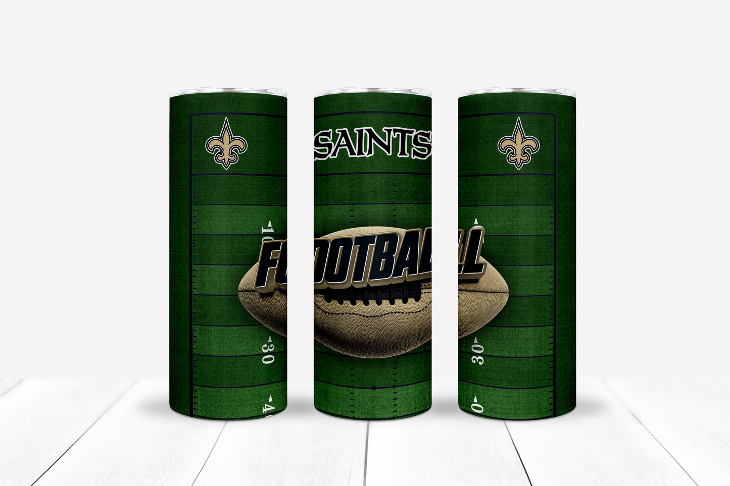 Football 20oz Sublimation Tumbler Image