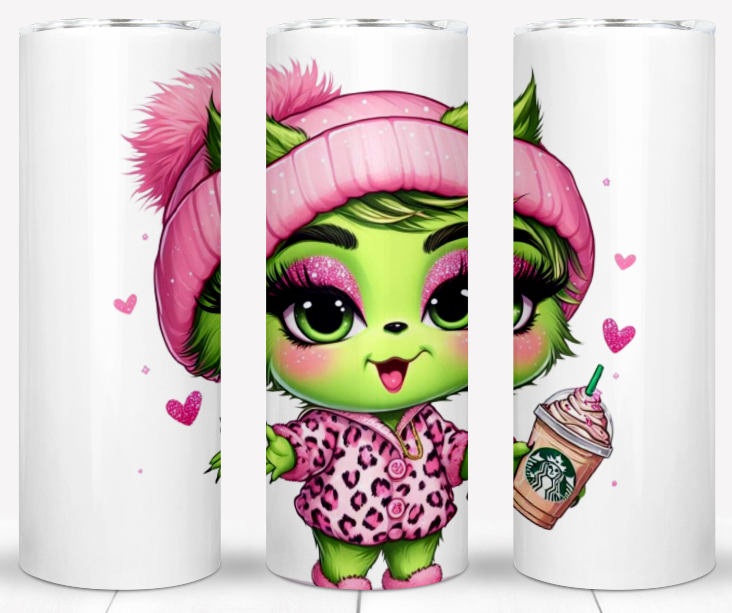 Christmas Baby Grinch Sublimation 20oz Tumbler Images Bundle